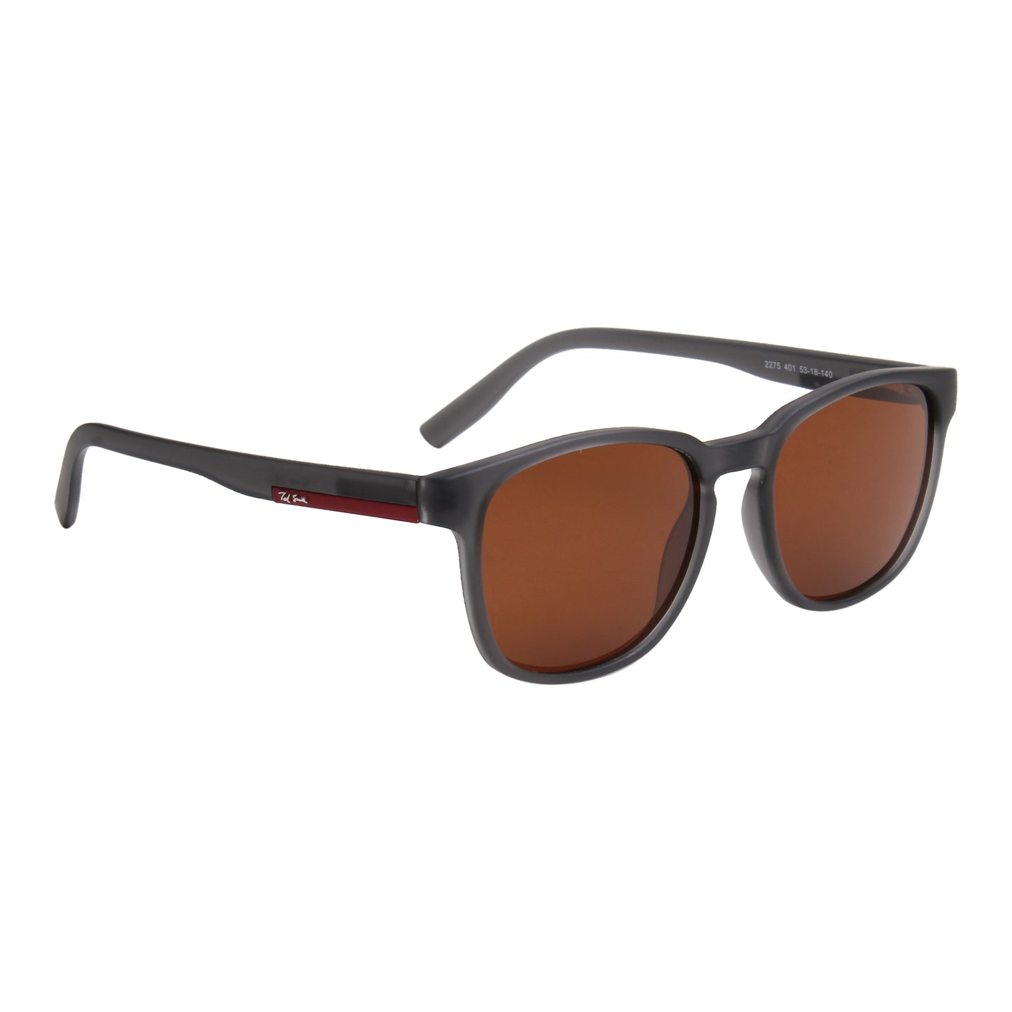 SUN-BRYDEN UNISEX WAYFARER TR90 SUNGLASSES WITH POLARIZED LENS BY TED SMITH (IN 4 COLORS)