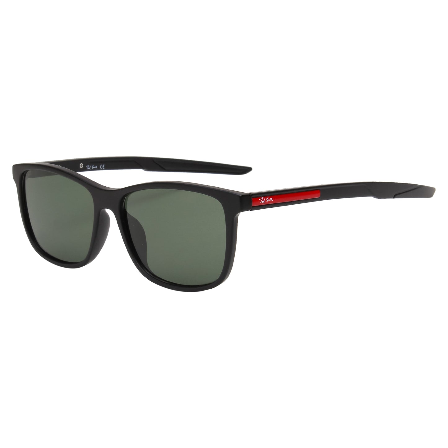 SUN-RUNWAY UNISEX WAYFARER TR90 SUNGLASSES WITH POLARIZED LENS BY TED SMITH (IN 4 COLORS)