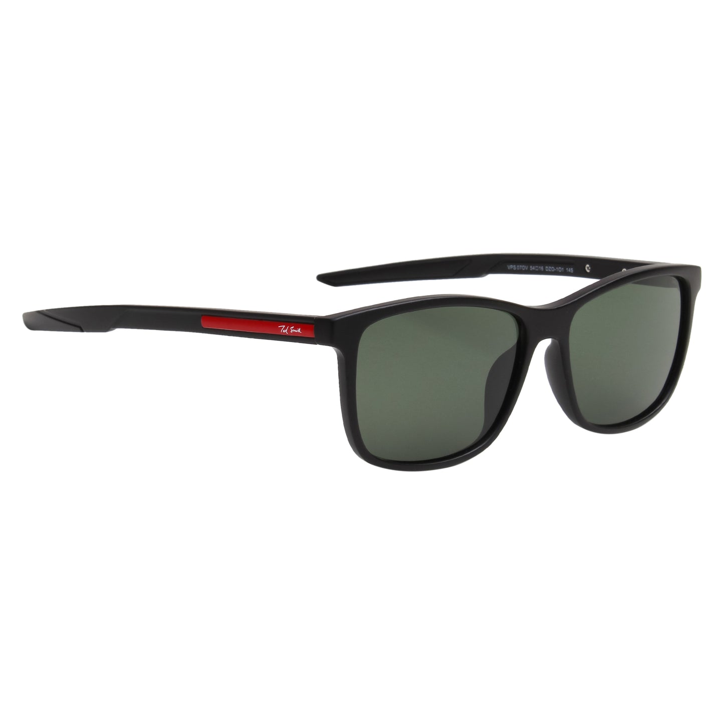 SUN-RUNWAY UNISEX WAYFARER TR90 SUNGLASSES WITH POLARIZED LENS BY TED SMITH (IN 4 COLORS)