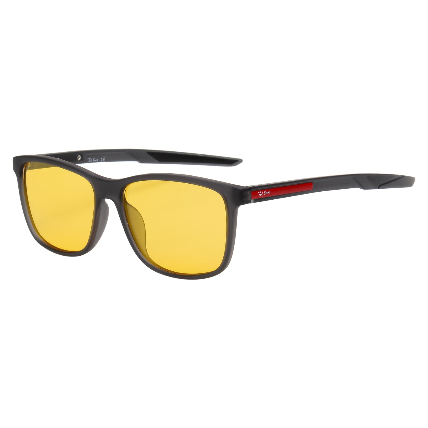 SUN-RUNWAY UNISEX WAYFARER TR90 SUNGLASSES WITH POLARIZED LENS BY TED SMITH (IN 4 COLORS)