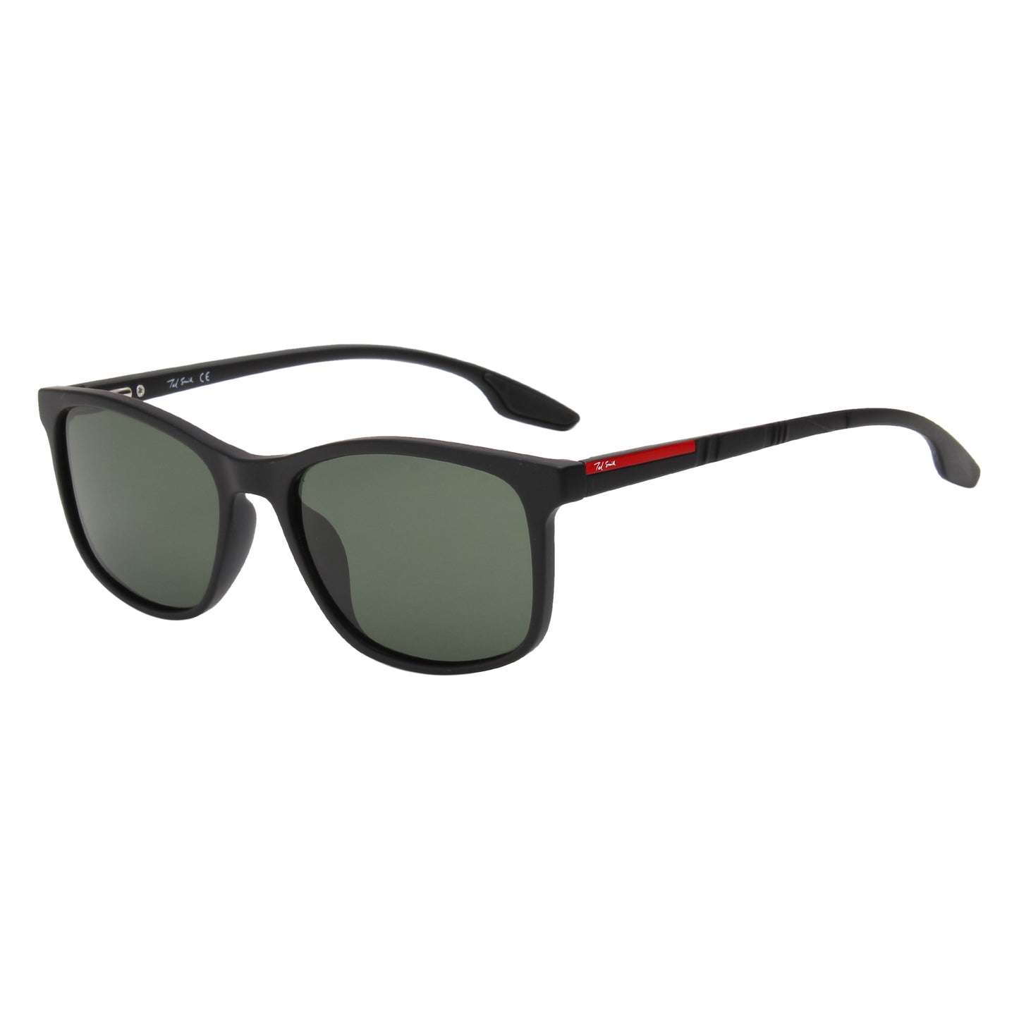 SUN-FRASER1 UNISEX WAYFARER TR90 SUNGLASSES WITH POLARIZED LENS BY TED SMITH (IN 4 COLORS)