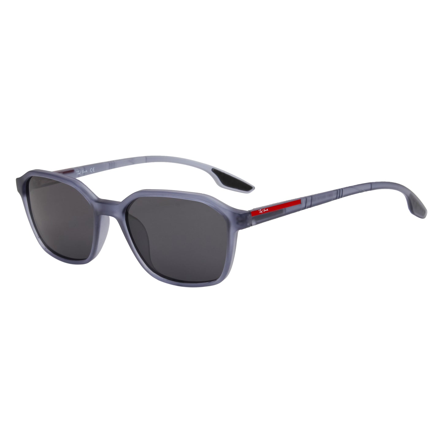 SUN-GRIFFITH UNISEX RECTANGULAR TR90 SUNGLASSES WITH POLARIZED LENS BY TED SMITH (IN 4 COLORS)