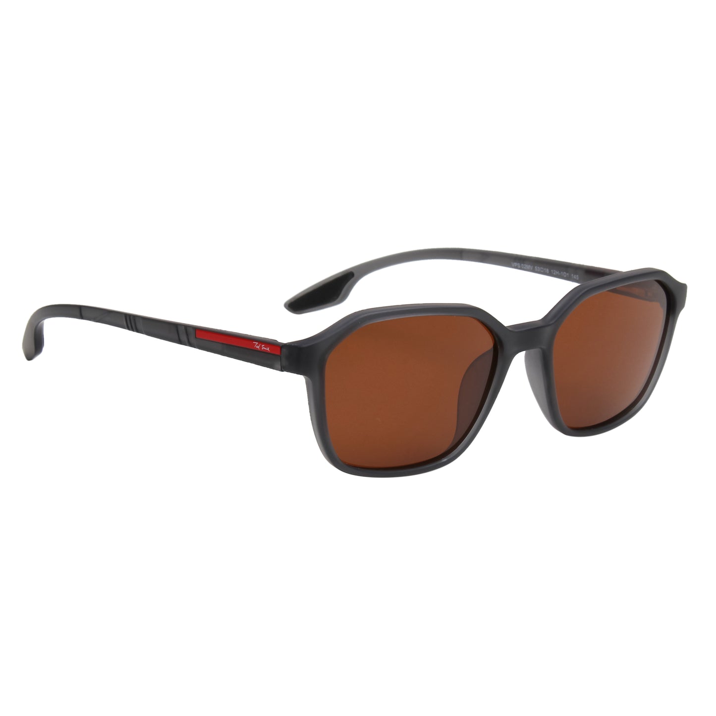 SUN-GRIFFITH UNISEX RECTANGULAR TR90 SUNGLASSES WITH POLARIZED LENS BY TED SMITH (IN 4 COLORS)