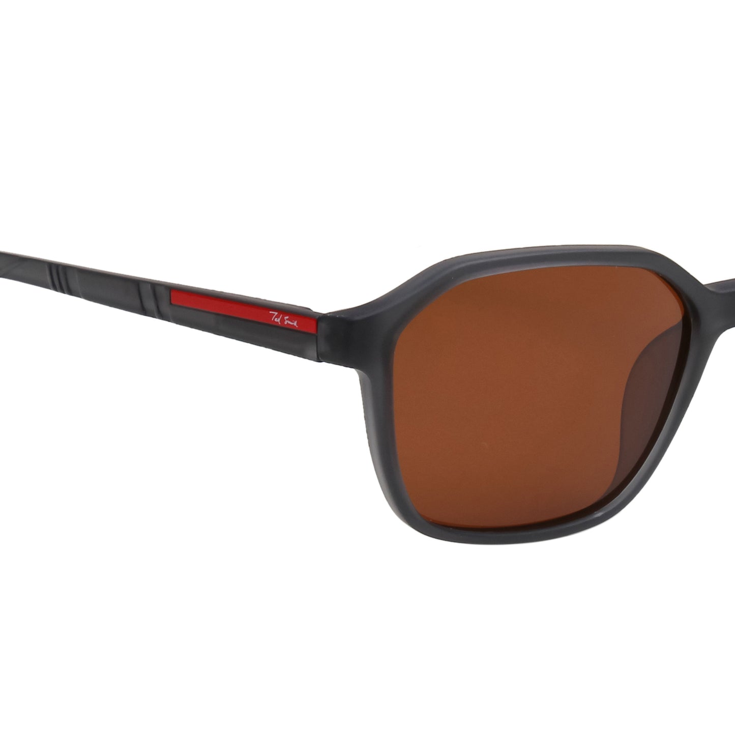 SUN-GRIFFITH UNISEX RECTANGULAR TR90 SUNGLASSES WITH POLARIZED LENS BY TED SMITH (IN 4 COLORS)