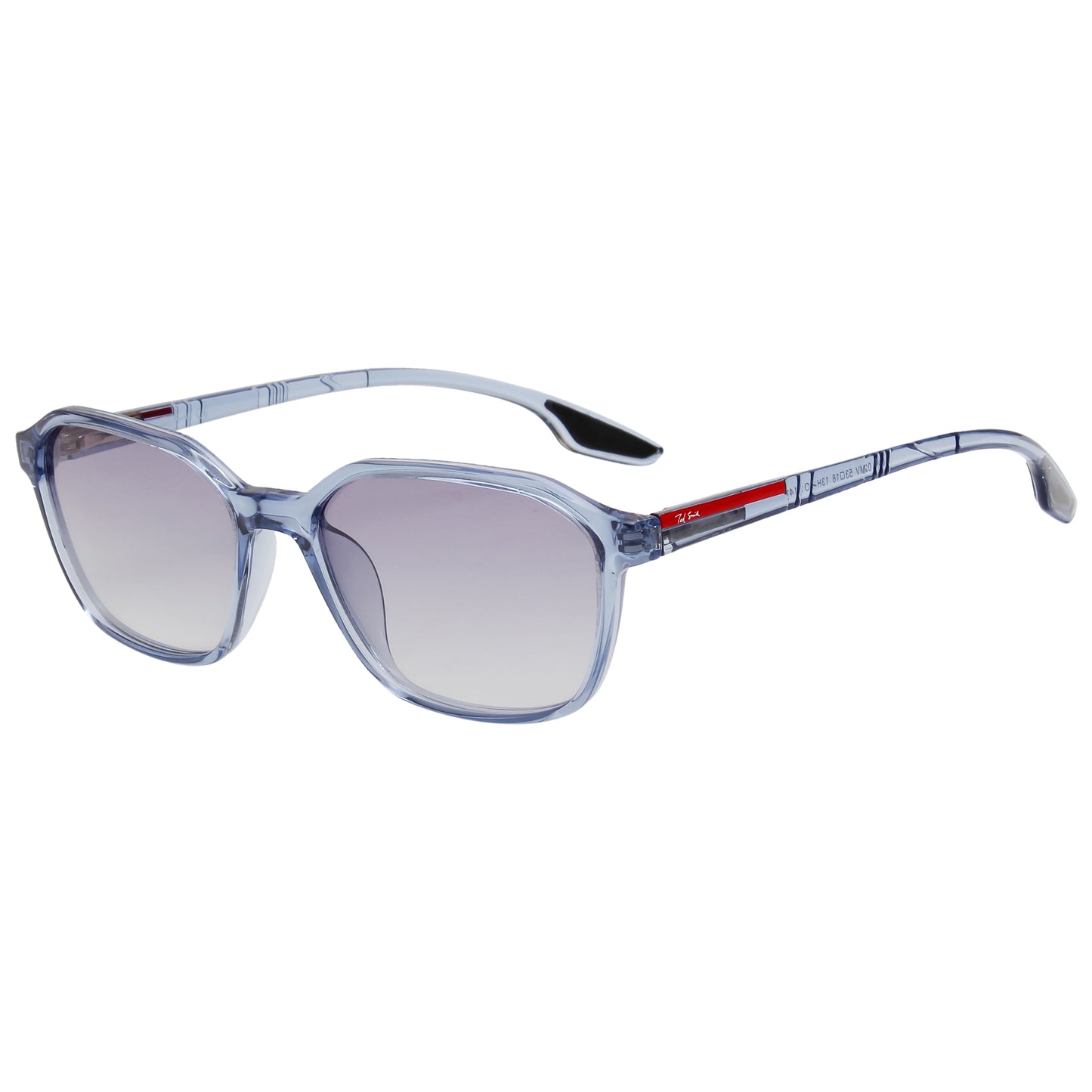 SUN-GRIFFITH UNISEX RECTANGULAR TR90 SUNGLASSES WITH POLARIZED LENS BY TED SMITH (IN 4 COLORS)