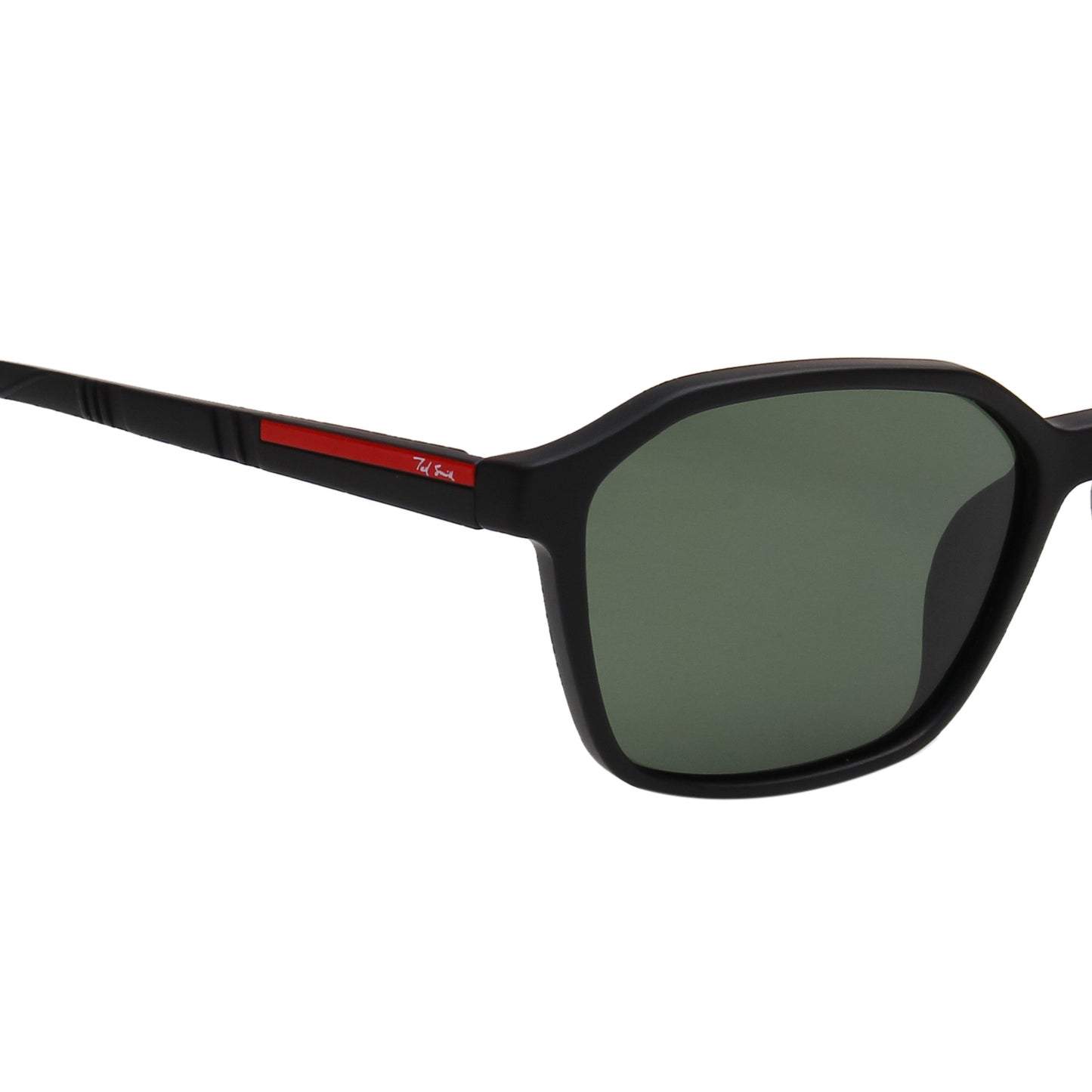 SUN-GRIFFITH UNISEX RECTANGULAR TR90 SUNGLASSES WITH POLARIZED LENS BY TED SMITH (IN 4 COLORS)