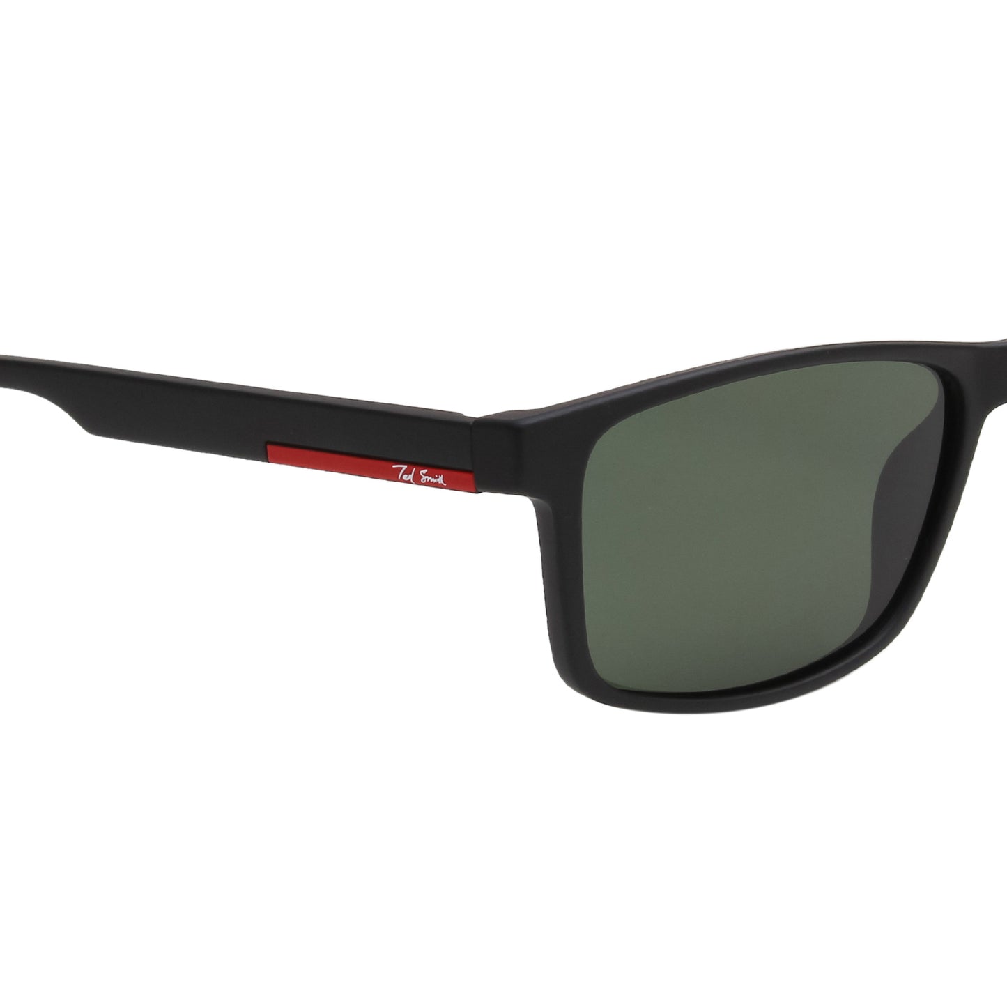 SUN-GYM-X UNISEX RECTANGULAR TR90 SUNGLASSES WITH POLARIZED LENS BY TED SMITH (IN 4 COLORS)