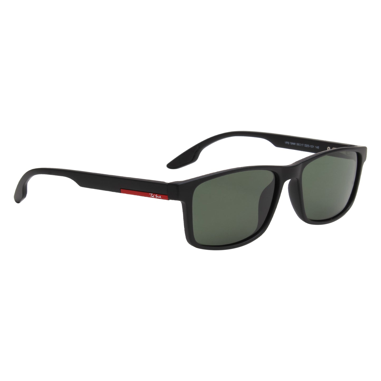 SUN-GYM-X UNISEX RECTANGULAR TR90 SUNGLASSES WITH POLARIZED LENS BY TED SMITH (IN 4 COLORS)