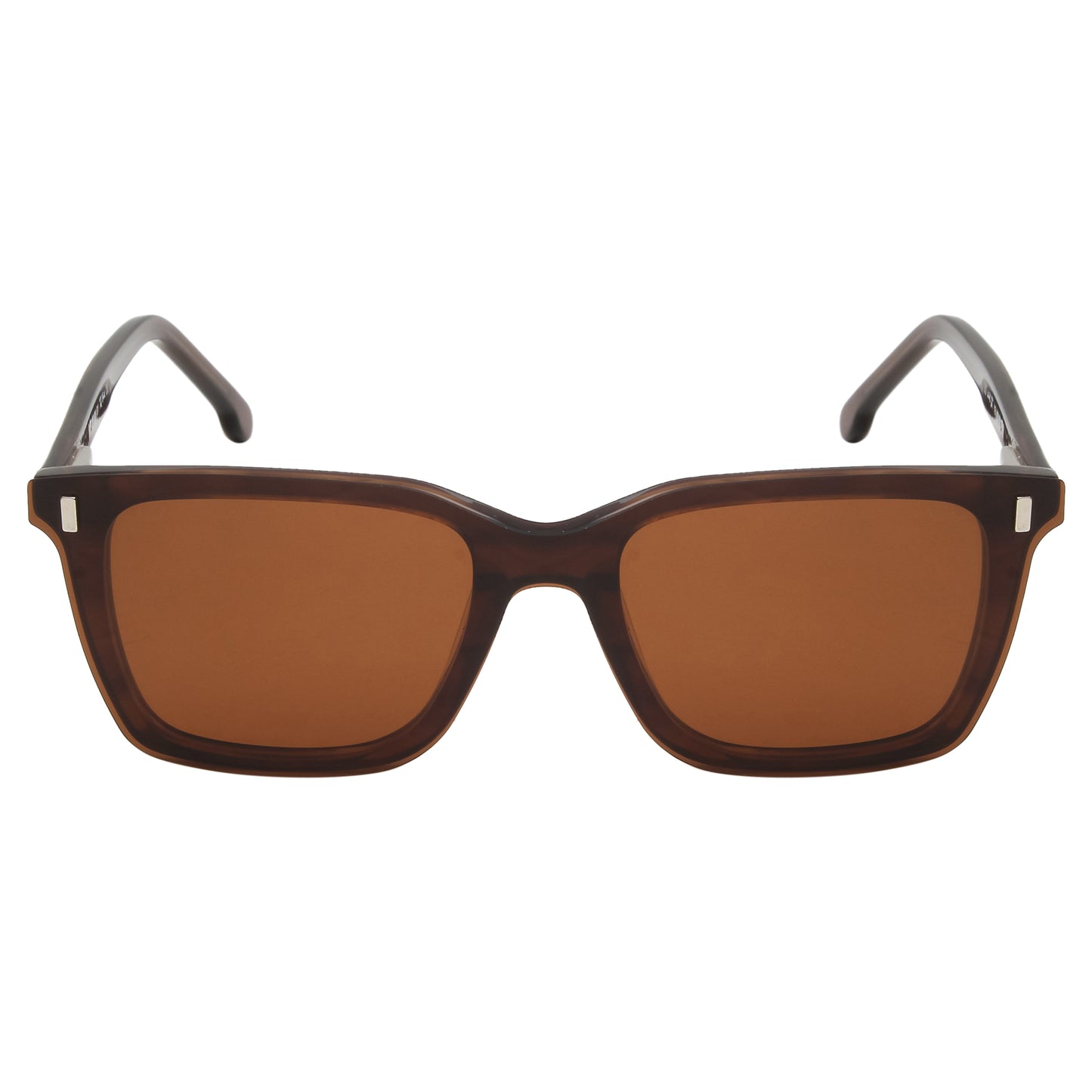 ALEC UNISEX WAYFARER ACETATE CLIPON SUNGLASSES WITH POLARIZED LENS BY TED SMITH (IN 3 COLORS)
