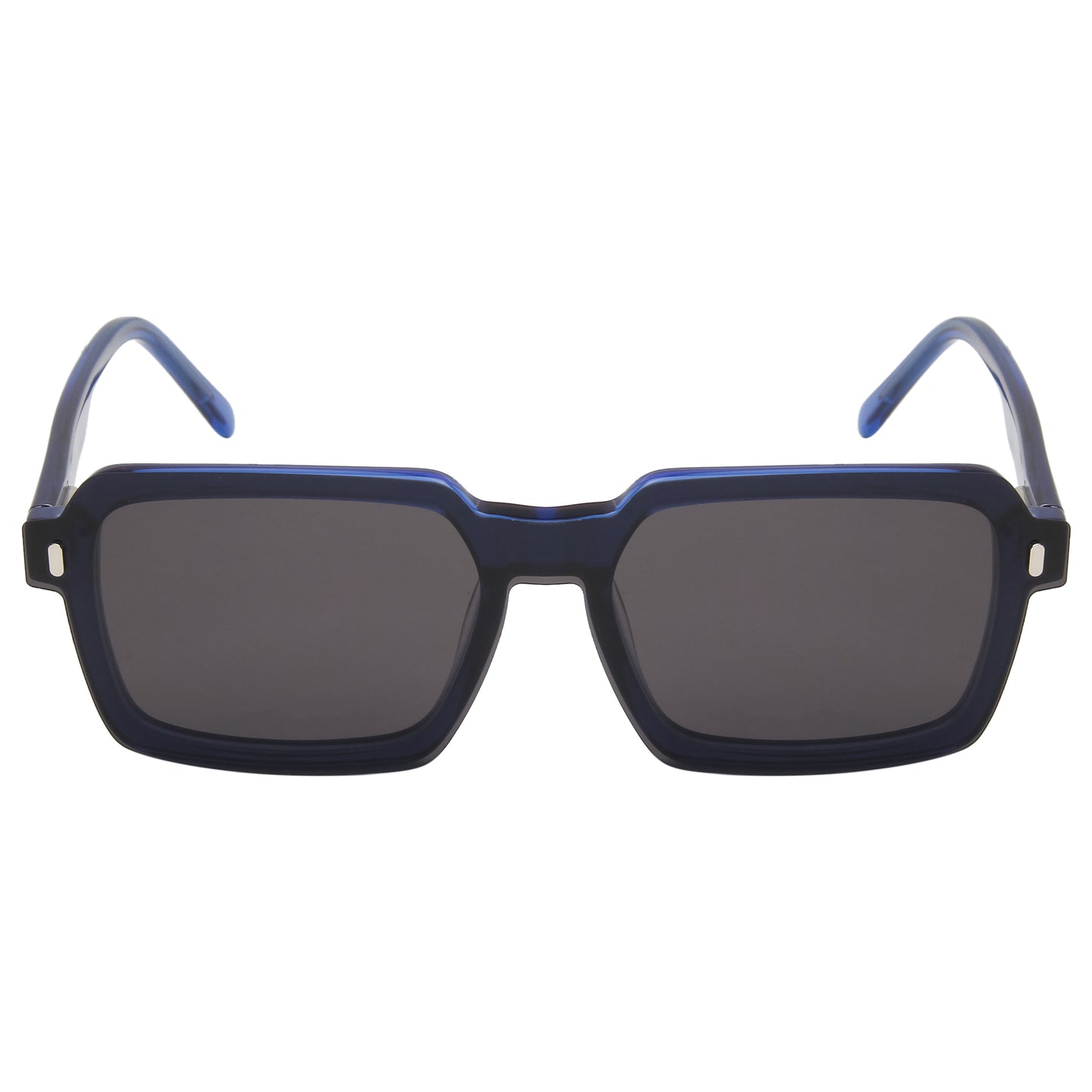 ENRIQUE UNISEX SQUARE ACETATE CLIPON SUNGLASSES WITH POLARIZED LENS BY TED SMITH (IN 4 COLORS)