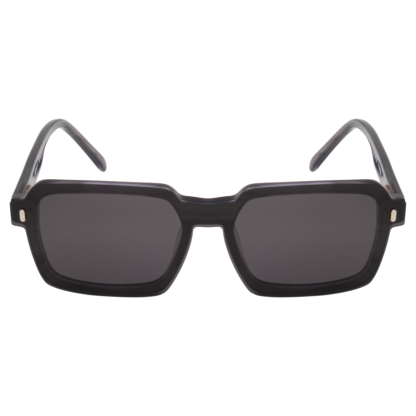 ENRIQUE UNISEX SQUARE ACETATE CLIPON SUNGLASSES WITH POLARIZED LENS BY TED SMITH (IN 4 COLORS)