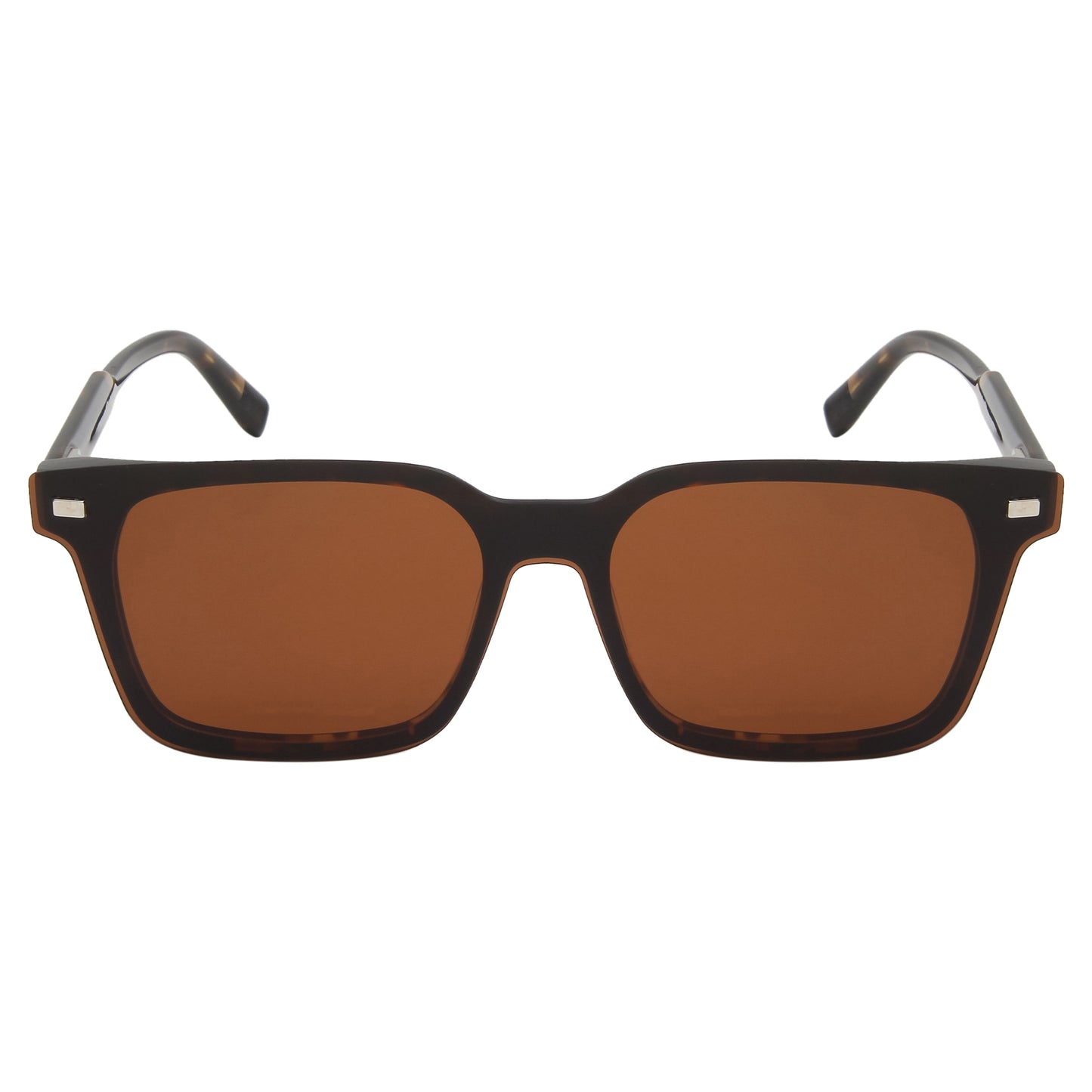 CHARLIE UNISEX SQUARE ACETATE CLIPON SUNGLASSES WITH POLARIZED LENS BY TED SMITH (IN 3 COLORS)