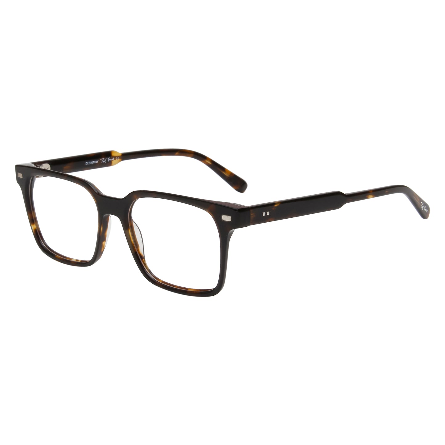 CHARLIE UNISEX SQUARE ACETATE CLIPON SUNGLASSES WITH POLARIZED LENS BY TED SMITH (IN 3 COLORS)