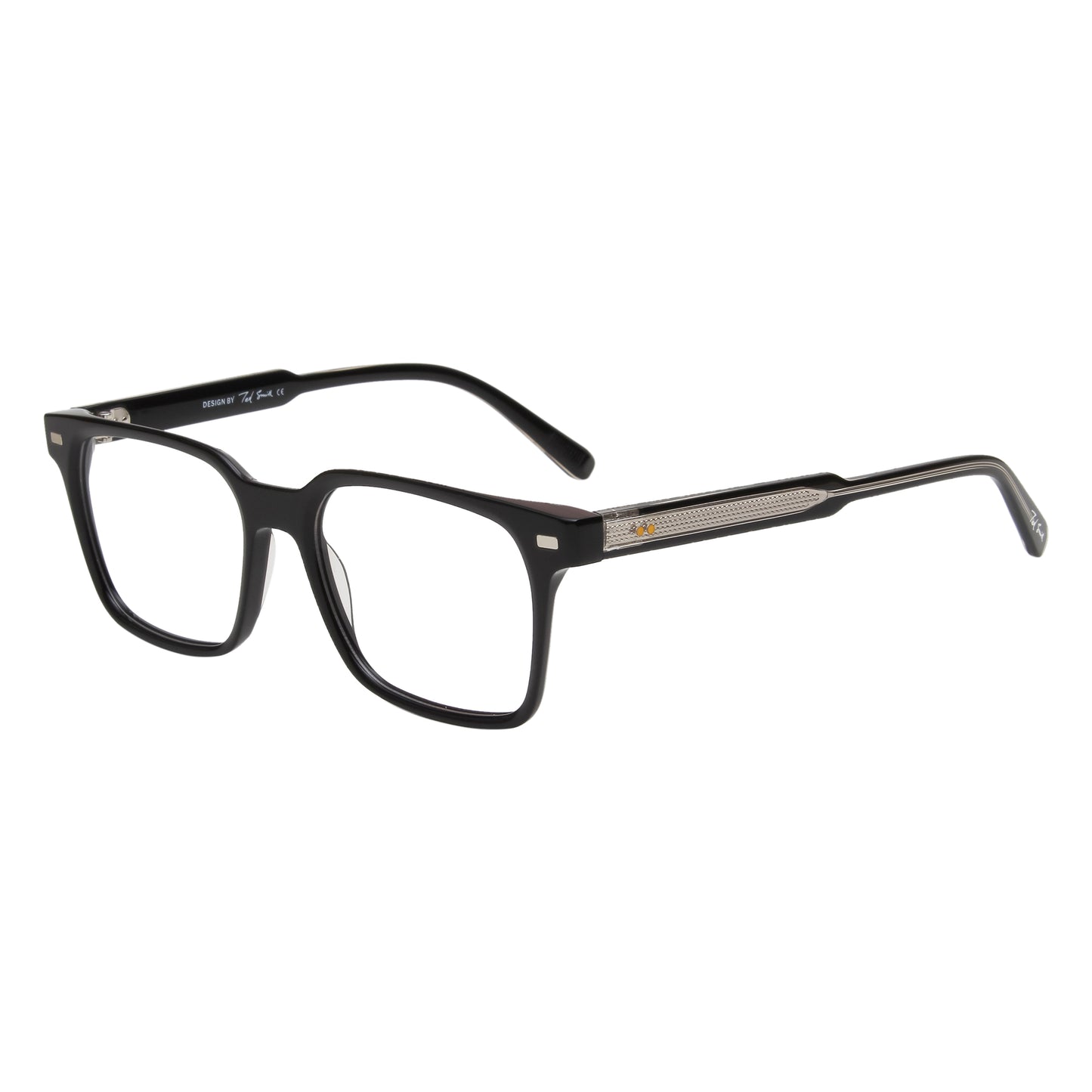 CHARLIE UNISEX SQUARE ACETATE CLIPON SUNGLASSES WITH POLARIZED LENS BY TED SMITH (IN 3 COLORS)
