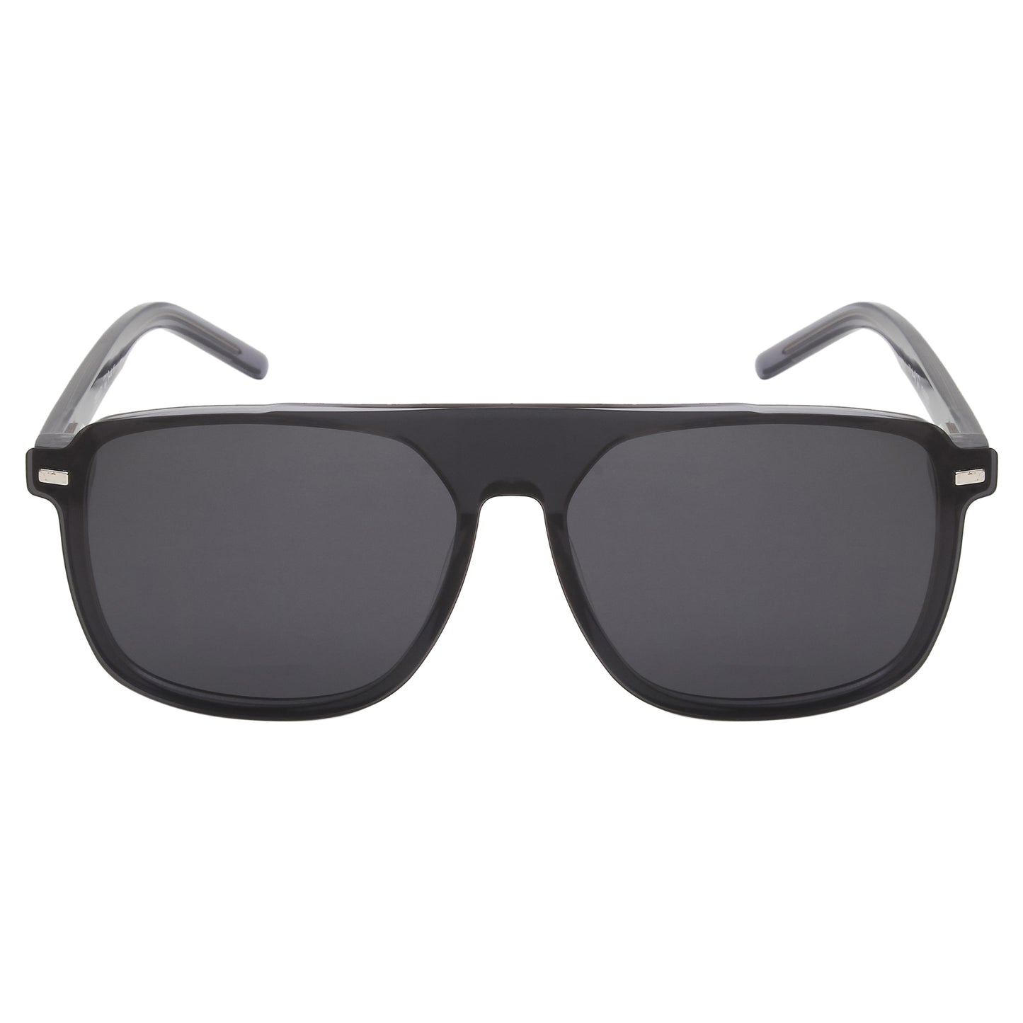 DALES UNISEX AVIATOR ACETATE CLIPON SUNGLASSES WITH POLARIZED LENS BY TED SMITH (IN 4 COLORS)