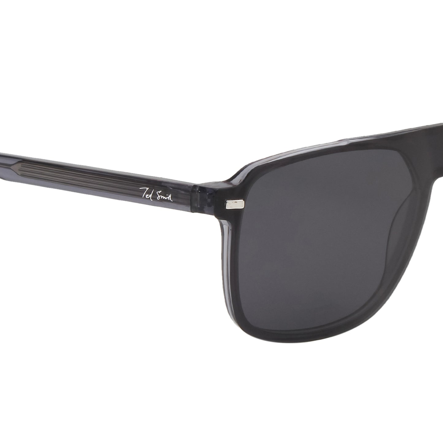 DALES UNISEX AVIATOR ACETATE CLIPON SUNGLASSES WITH POLARIZED LENS BY TED SMITH (IN 4 COLORS)