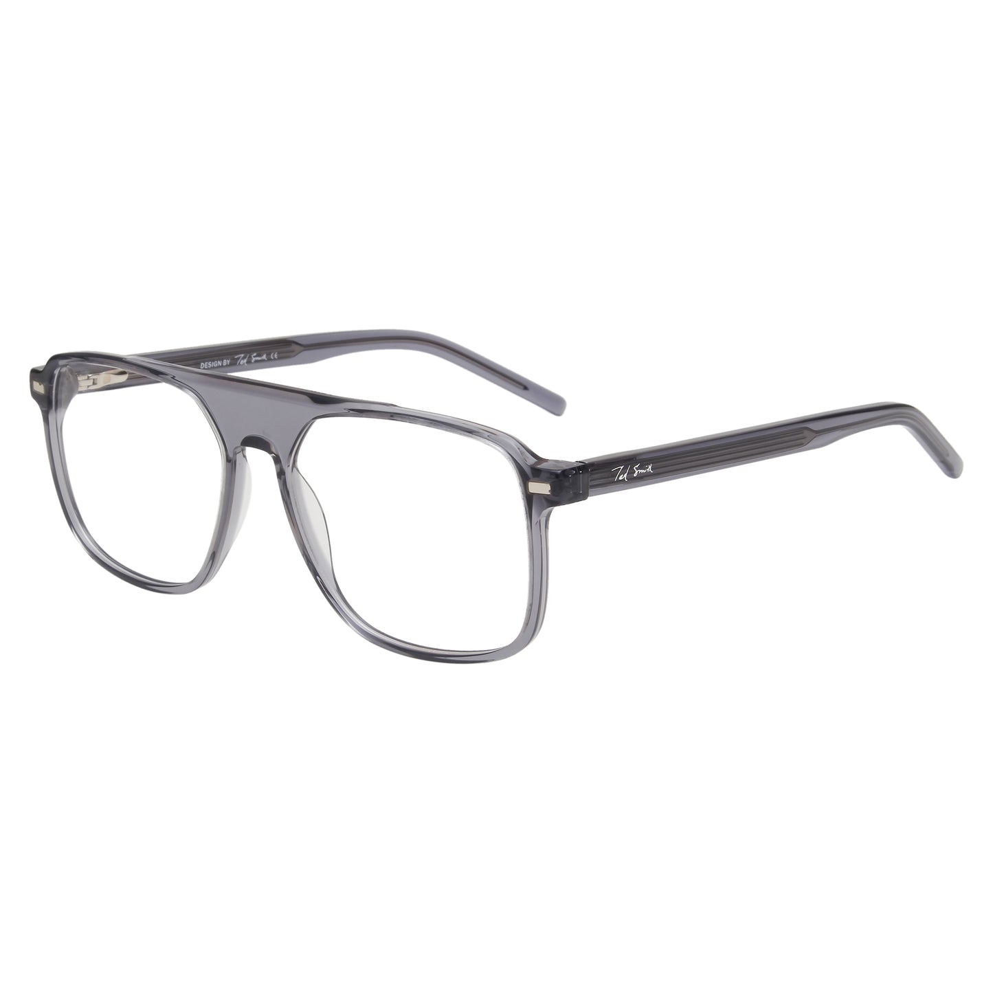 DALES UNISEX AVIATOR ACETATE CLIPON SUNGLASSES WITH POLARIZED LENS BY TED SMITH (IN 4 COLORS)