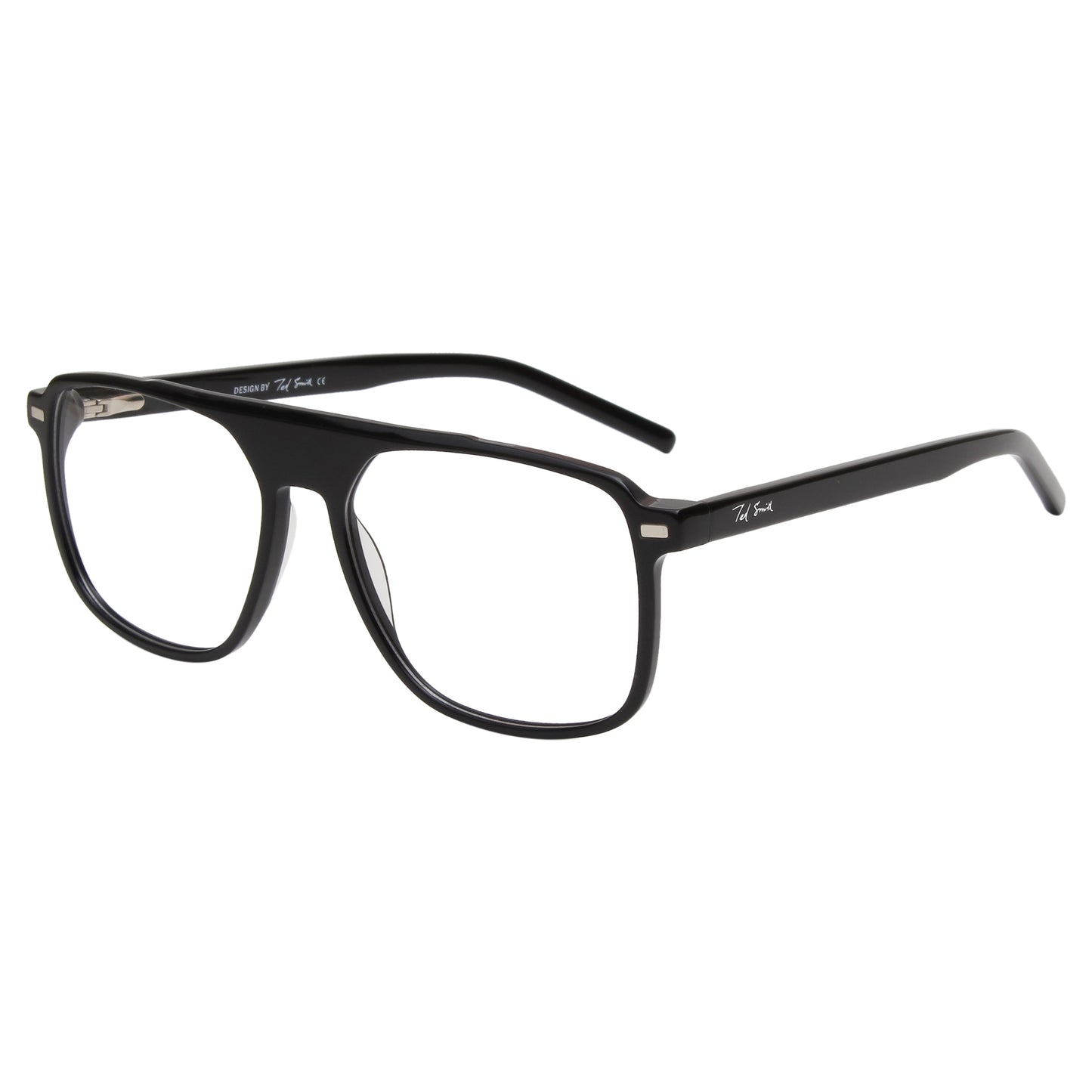 DALES UNISEX AVIATOR ACETATE CLIPON SUNGLASSES WITH POLARIZED LENS BY TED SMITH (IN 4 COLORS)
