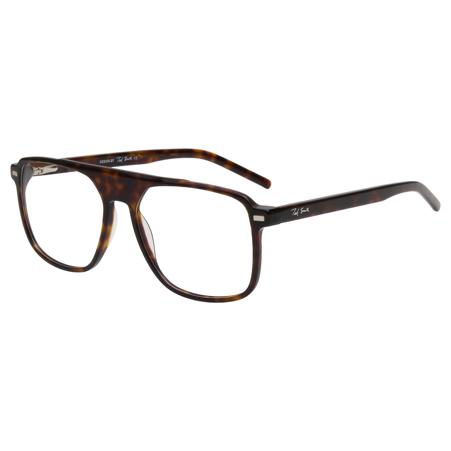 DALES UNISEX AVIATOR ACETATE CLIPON SUNGLASSES WITH POLARIZED LENS BY TED SMITH (IN 4 COLORS)