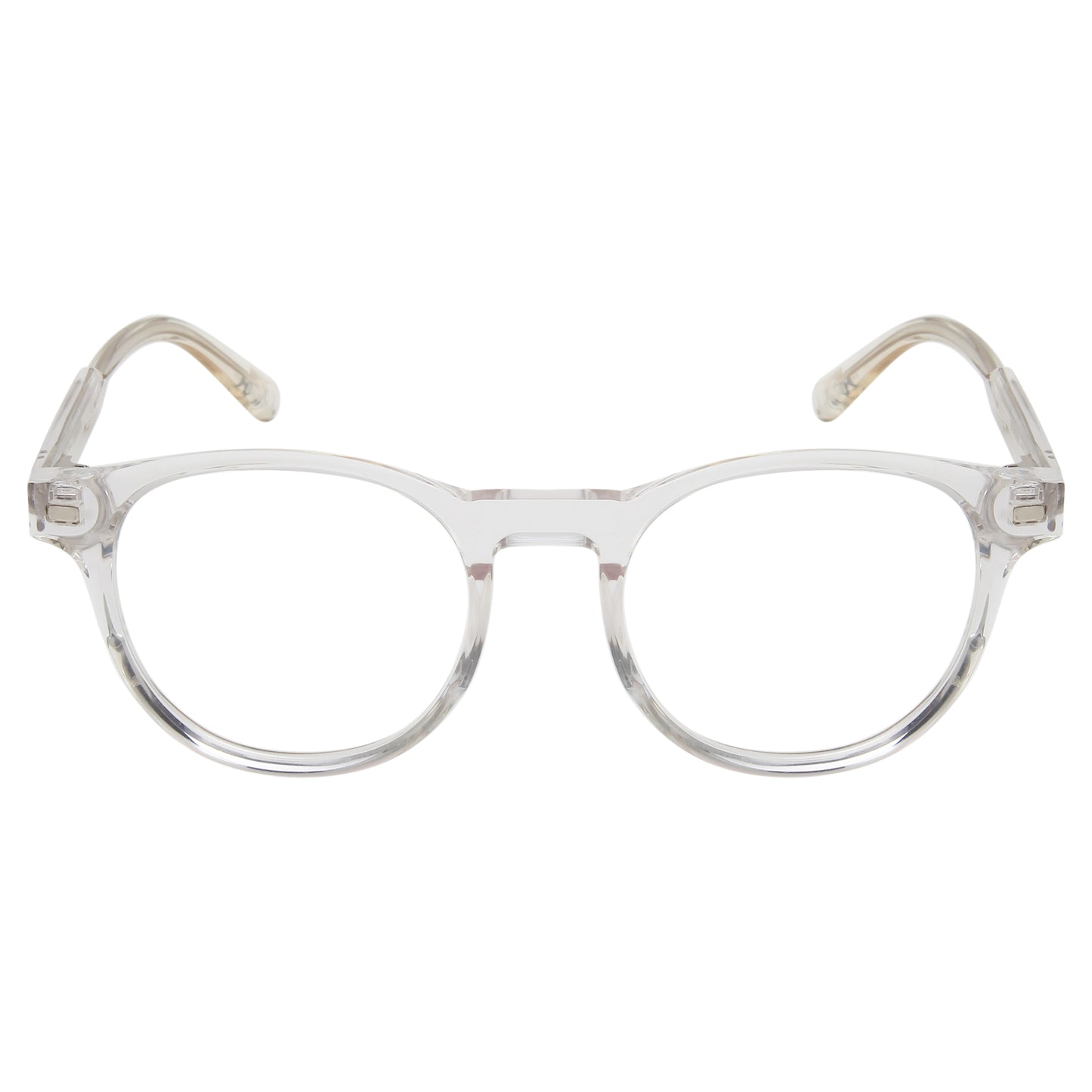 CHAVIS UNISEX ROUND ACETATE CLIPON SUNGLASSES WITH POLARIZED LENS BY TED SMITH (IN 4 COLORS)