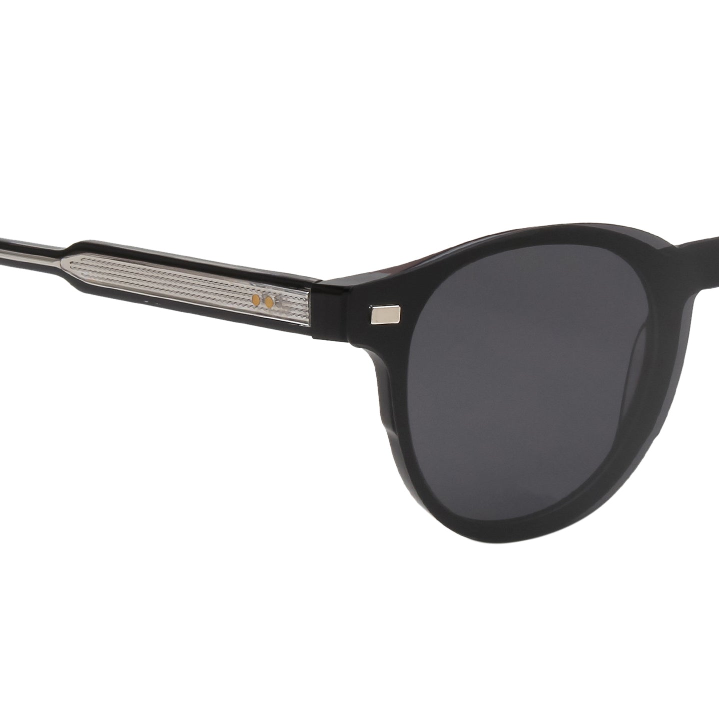 CHAVIS UNISEX ROUND ACETATE CLIPON SUNGLASSES WITH POLARIZED LENS BY TED SMITH (IN 4 COLORS)