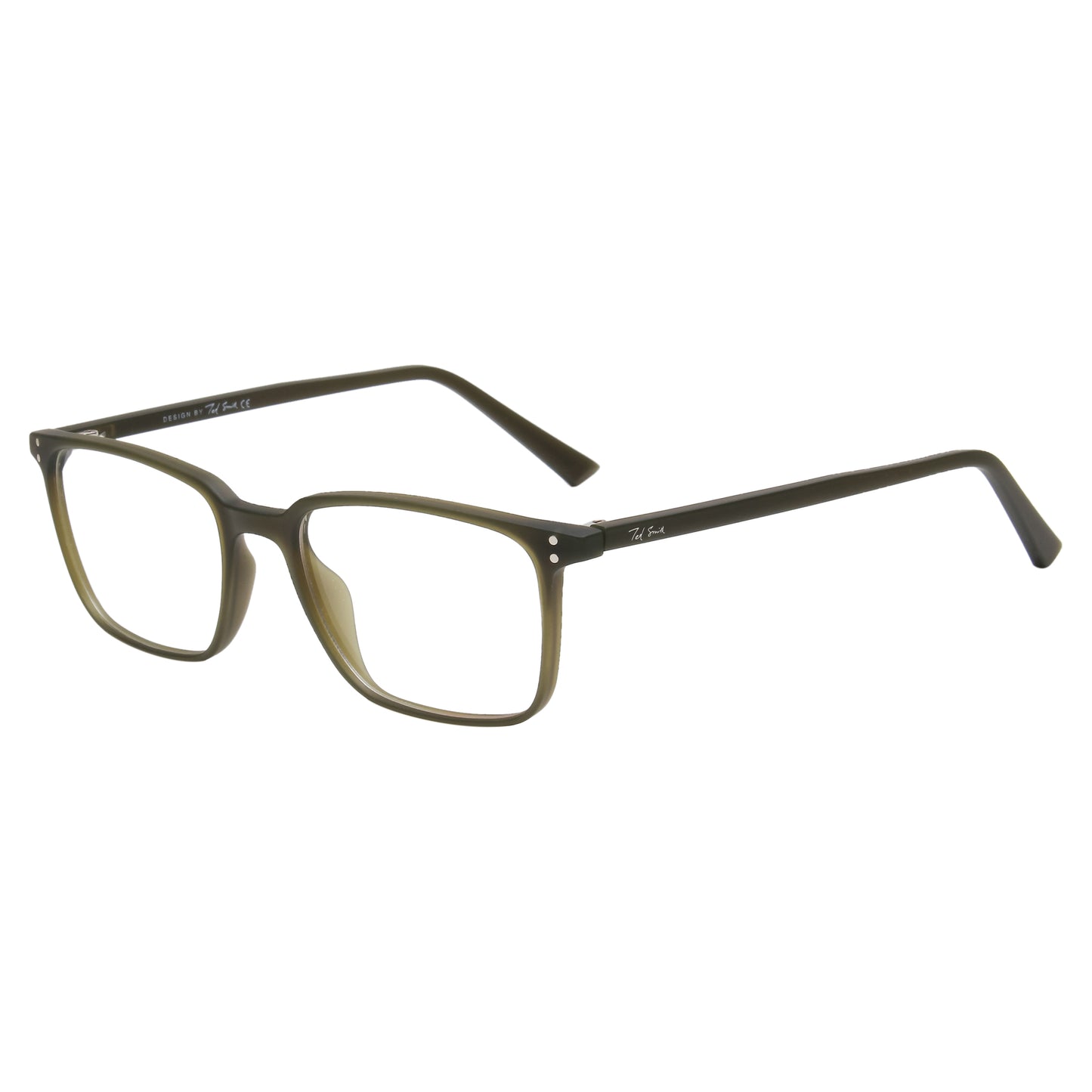 JARVIS UNISEX RECTANGULAR TR90 CLIPON SUNGLASSES WITH POLARIZED LENS BY TED SMITH (IN 3 COLORS)