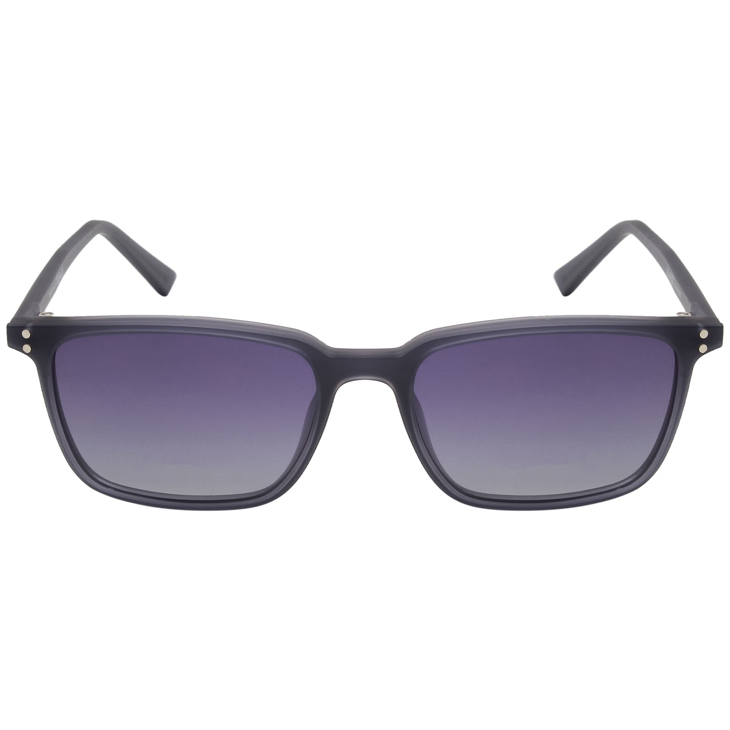 JARVIS UNISEX RECTANGULAR TR90 CLIPON SUNGLASSES WITH POLARIZED LENS BY TED SMITH (IN 3 COLORS)