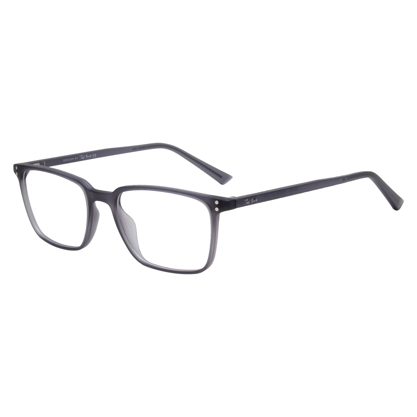 JARVIS UNISEX RECTANGULAR TR90 CLIPON SUNGLASSES WITH POLARIZED LENS BY TED SMITH (IN 3 COLORS)