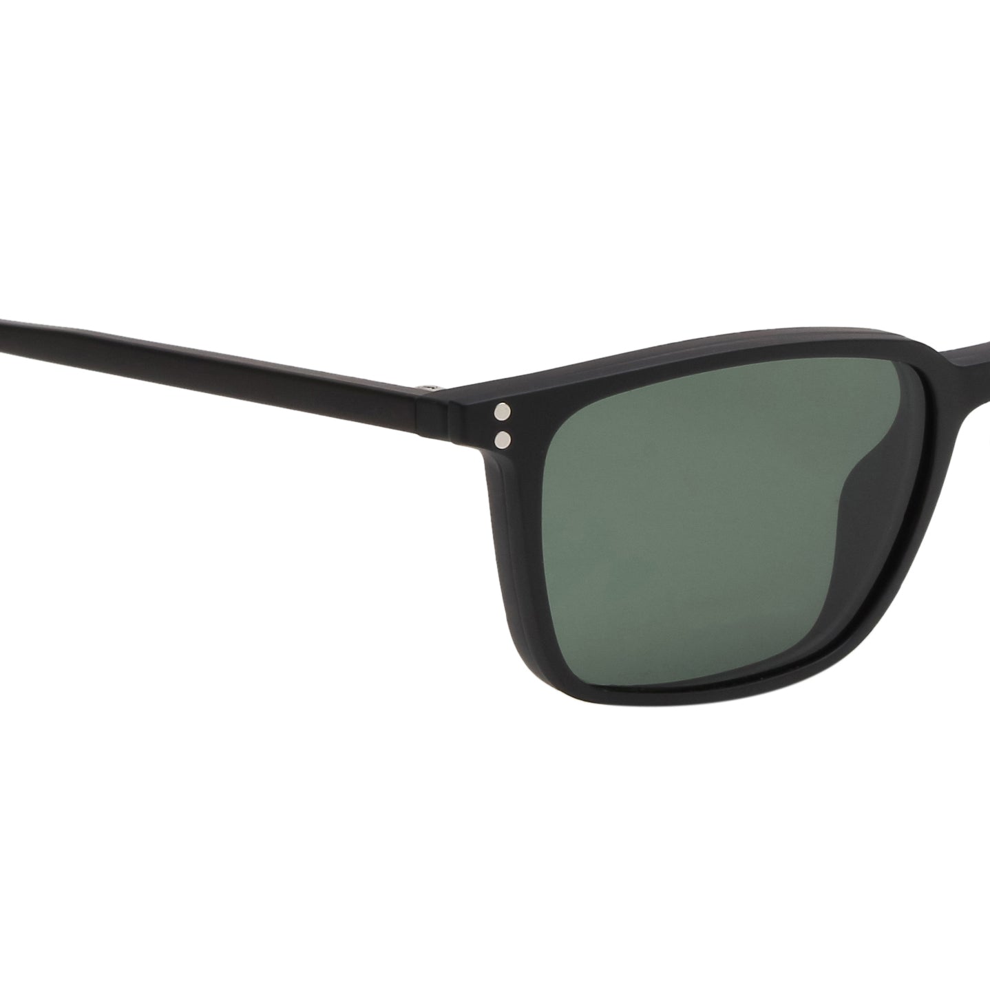JARVIS UNISEX RECTANGULAR TR90 CLIPON SUNGLASSES WITH POLARIZED LENS BY TED SMITH (IN 3 COLORS)