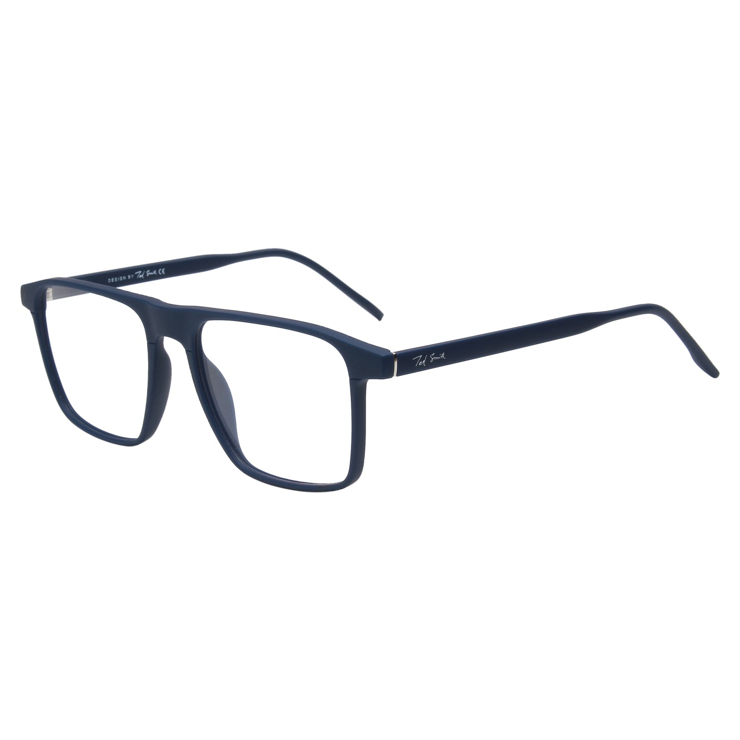 MELVIN UNISEX SQUARE TR90 CLIPON SUNGLASSES WITH POLARIZED LENS BY TED SMITH (IN 3 COLORS)