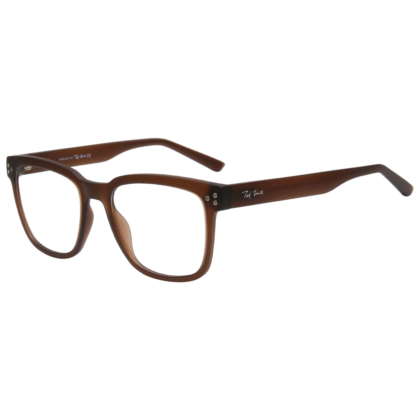 DOTTIE UNISEX SQUARE TR90 CLIPON SUNGLASSES WITH POLARIZED LENS BY TED SMITH (IN 3 COLORS)