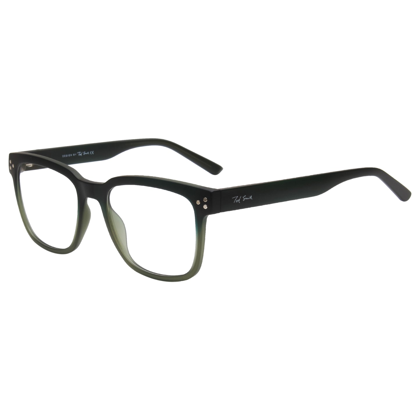 DOTTIE UNISEX SQUARE TR90 CLIPON SUNGLASSES WITH POLARIZED LENS BY TED SMITH (IN 3 COLORS)