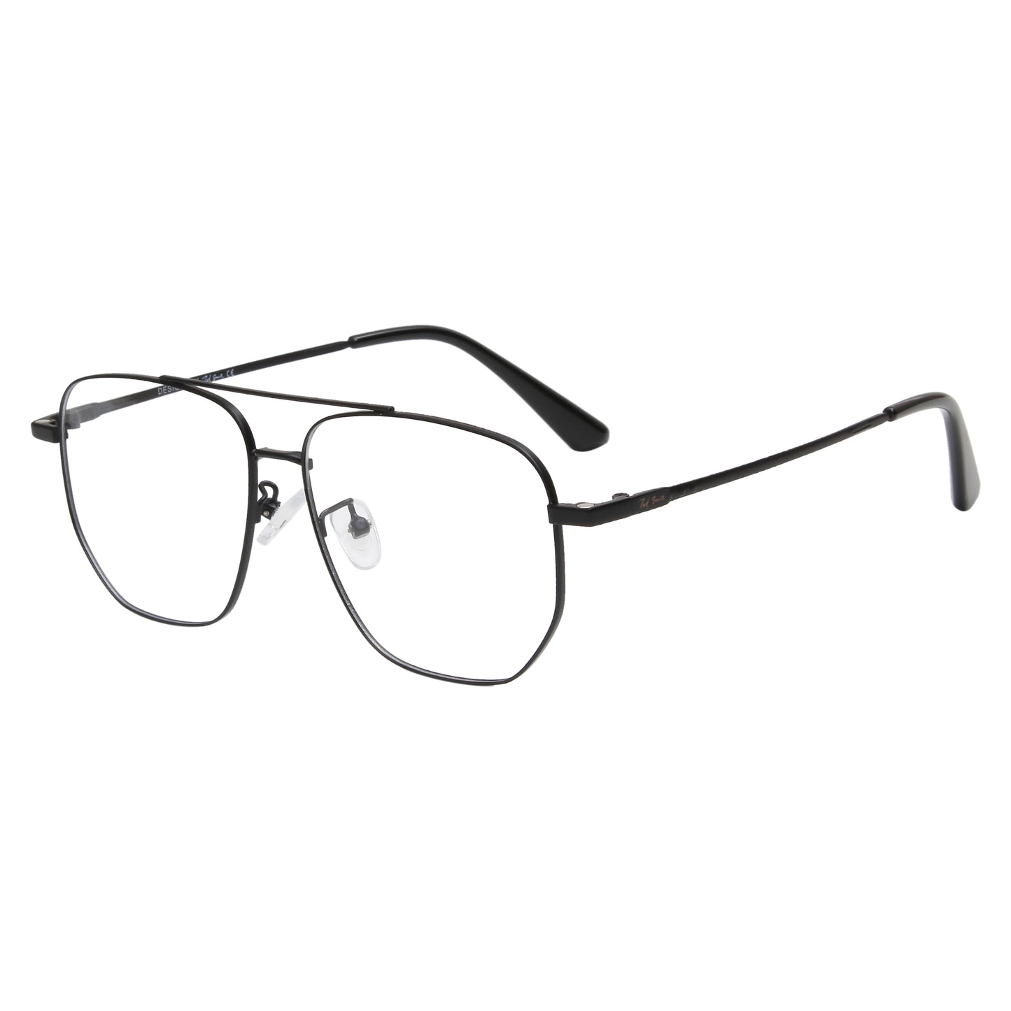 TWITCHY UNISEX AVIATOR METAL CLIPON SUNGLASSES WITH POLARIZED LENS BY TED SMITH (IN 3 COLORS)