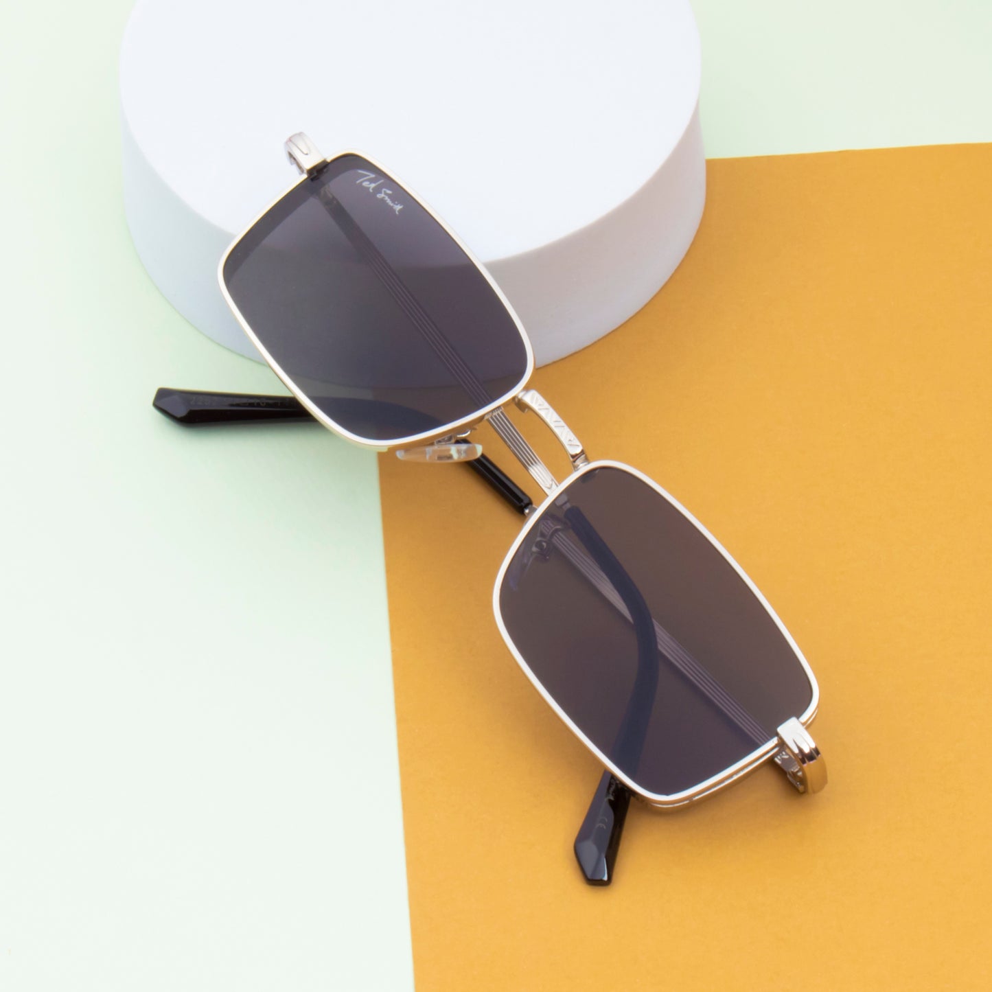 RIDER UNISEX RECTANGLE METAL SUNGLASSES (IN 3 COLORS)