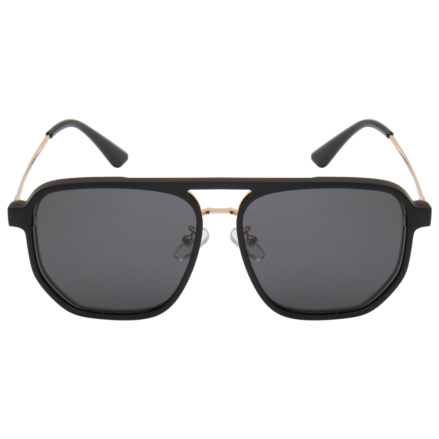 TWITCHY UNISEX AVIATOR METAL CLIPON SUNGLASSES WITH POLARIZED LENS BY TED SMITH (IN 3 COLORS)