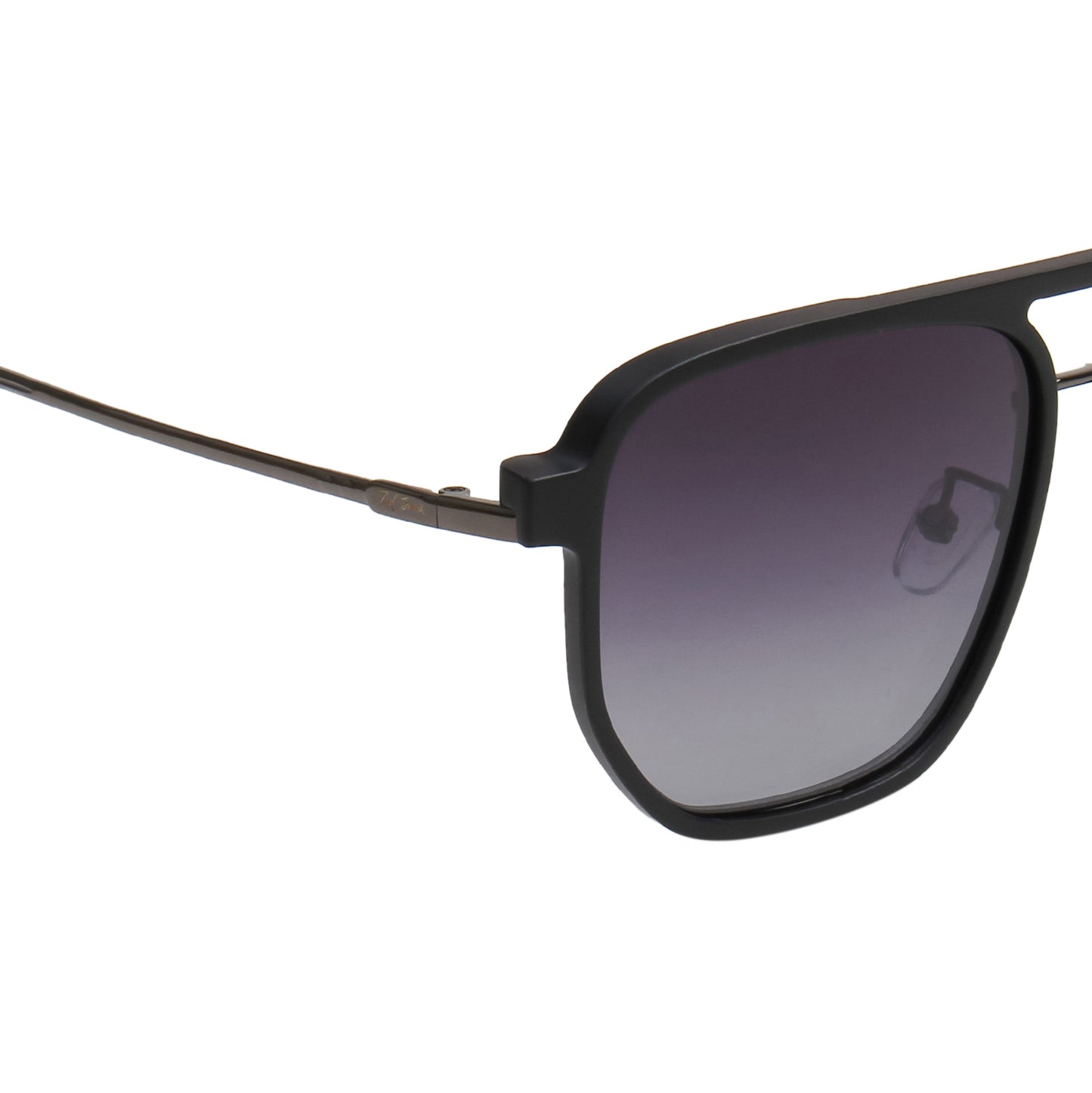 TWITCHY UNISEX AVIATOR METAL CLIPON SUNGLASSES WITH POLARIZED LENS BY TED SMITH (IN 3 COLORS)