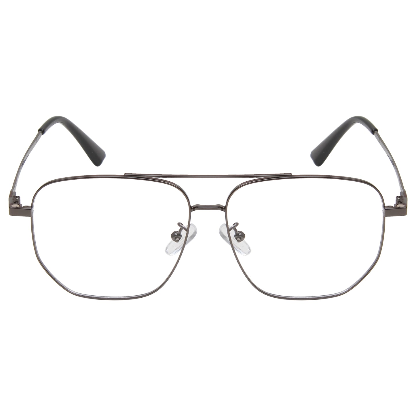 TWITCHY UNISEX AVIATOR METAL CLIPON SUNGLASSES WITH POLARIZED LENS BY TED SMITH (IN 3 COLORS)