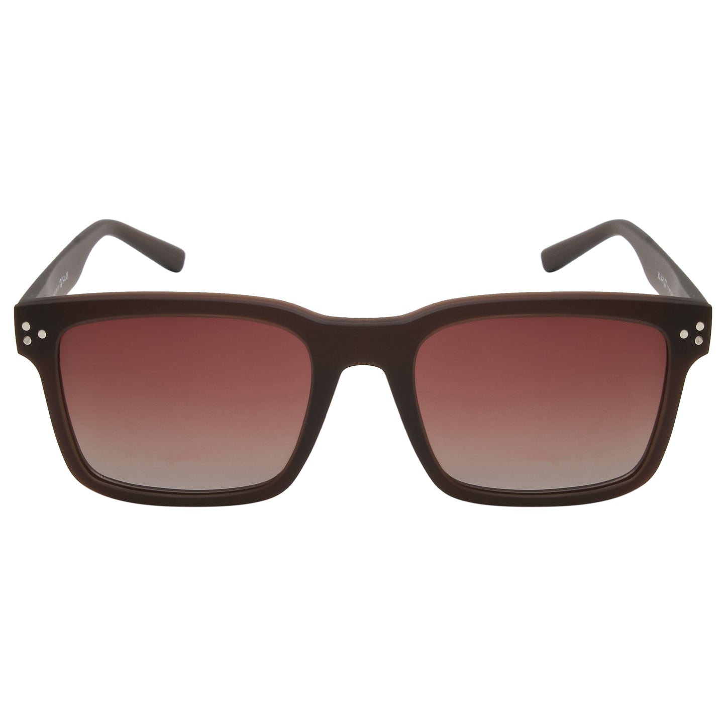 STEVENS UNISEX SQUARE TR90 CLIPON SUNGLASSES WITH POLARIZED LENS BY TED SMITH (IN 2 COLORS)