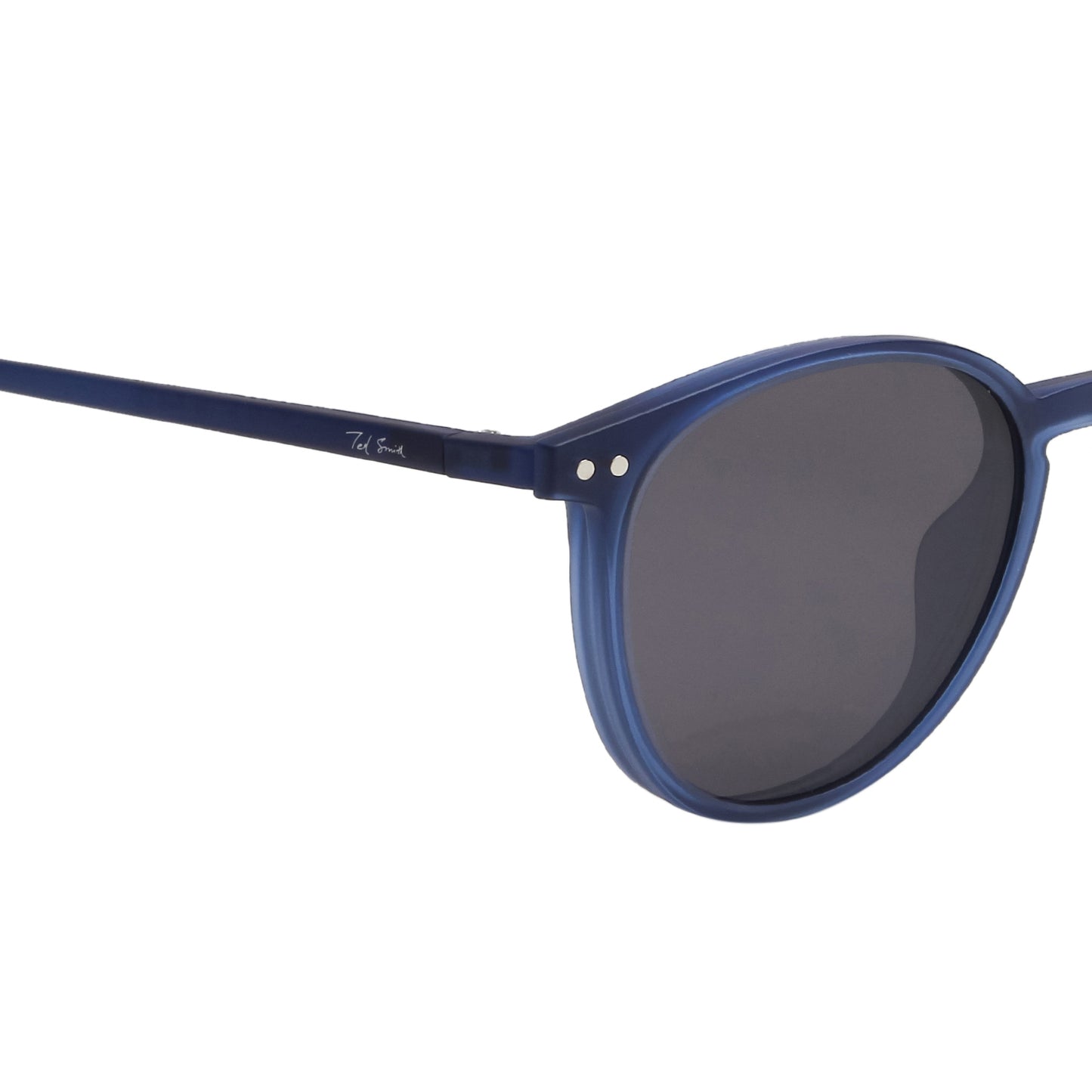 BRET UNISEX ROUND TR90 CLIPON SUNGLASSES WITH POLARIZED LENS BY TED SMITH (IN 4 COLORS)