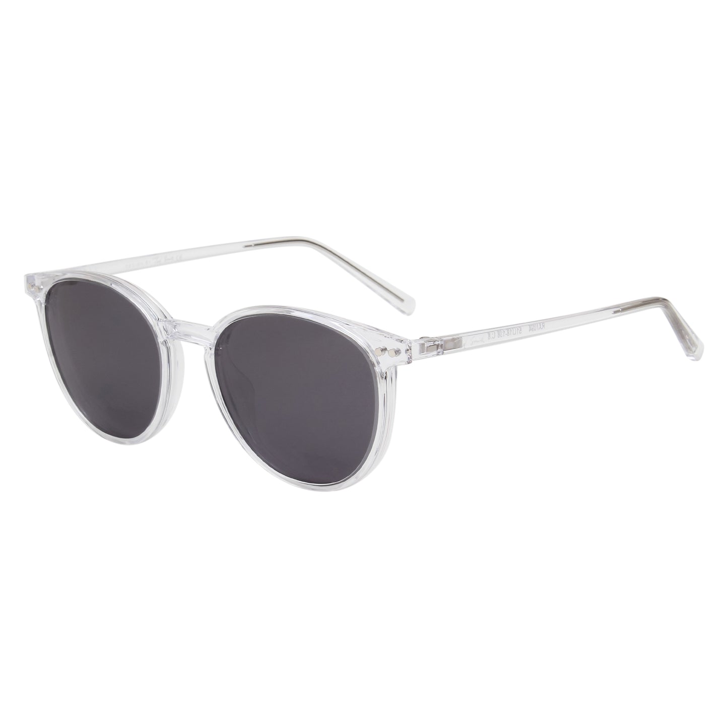 BRET UNISEX ROUND TR90 CLIPON SUNGLASSES WITH POLARIZED LENS BY TED SMITH (IN 4 COLORS)