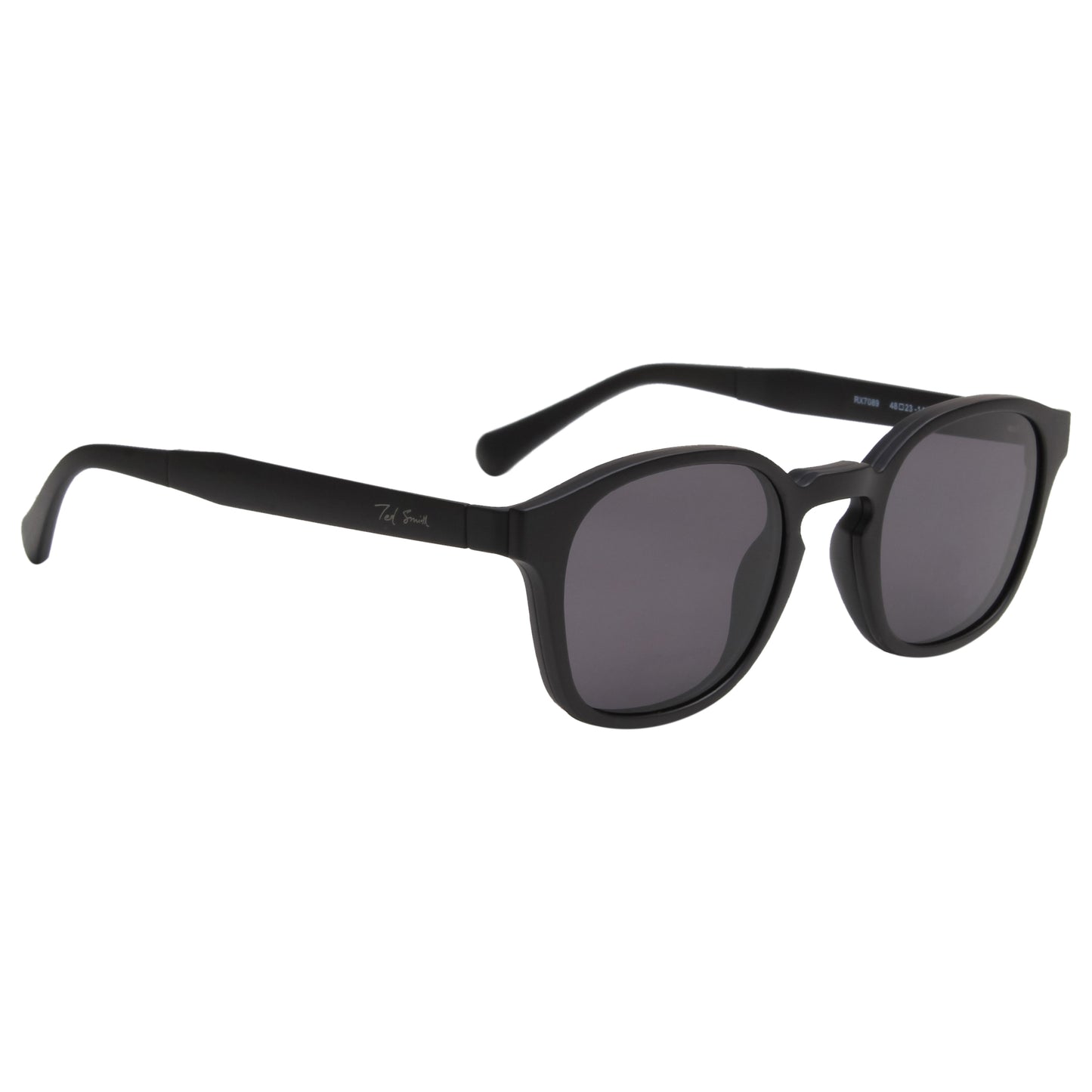 FALCO UNISEX SQUARE TR90 CLIPON SUNGLASSES WITH POLARIZED LENS BY TED SMITH (IN 4 COLORS)
