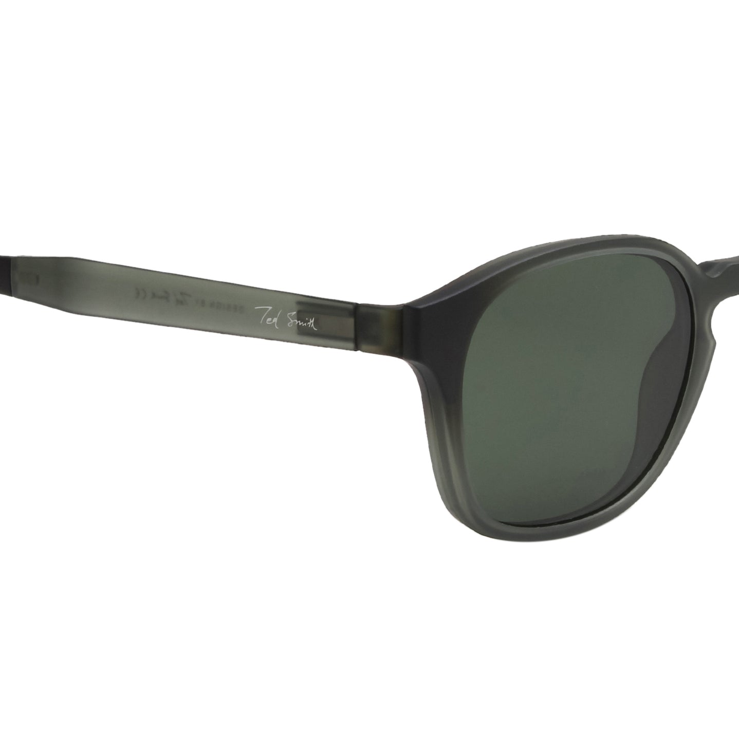 FALCO UNISEX SQUARE TR90 CLIPON SUNGLASSES WITH POLARIZED LENS BY TED SMITH (IN 4 COLORS)