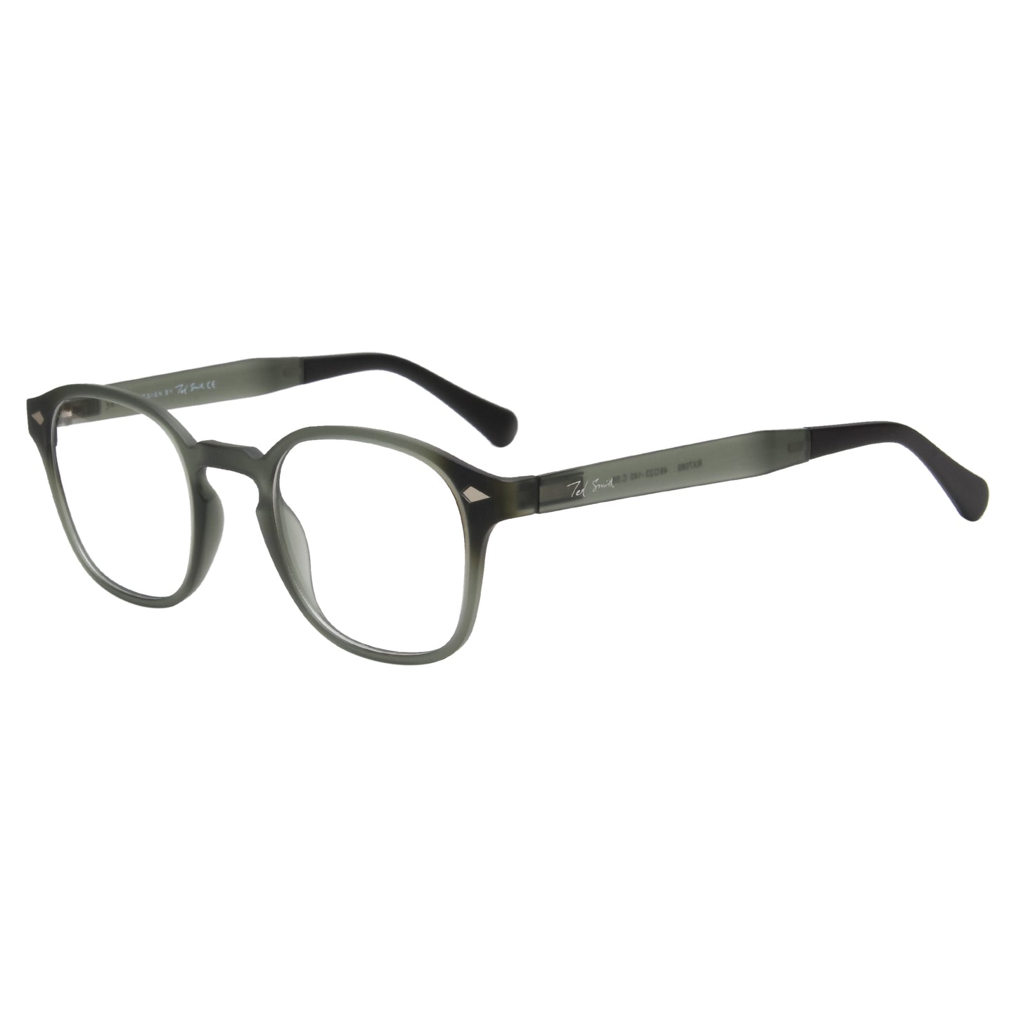 FALCO UNISEX SQUARE TR90 CLIPON SUNGLASSES WITH POLARIZED LENS BY TED SMITH (IN 4 COLORS)