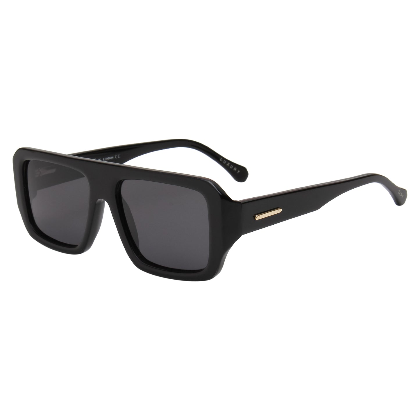SUN-GABRIEL UNISEX AVIATOR ACETATE SUNGLASSES WITH POLARIZED LENS BY TED SMITH