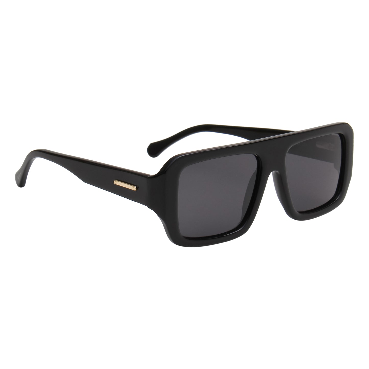 SUN-GABRIEL UNISEX AVIATOR ACETATE SUNGLASSES WITH POLARIZED LENS BY TED SMITH