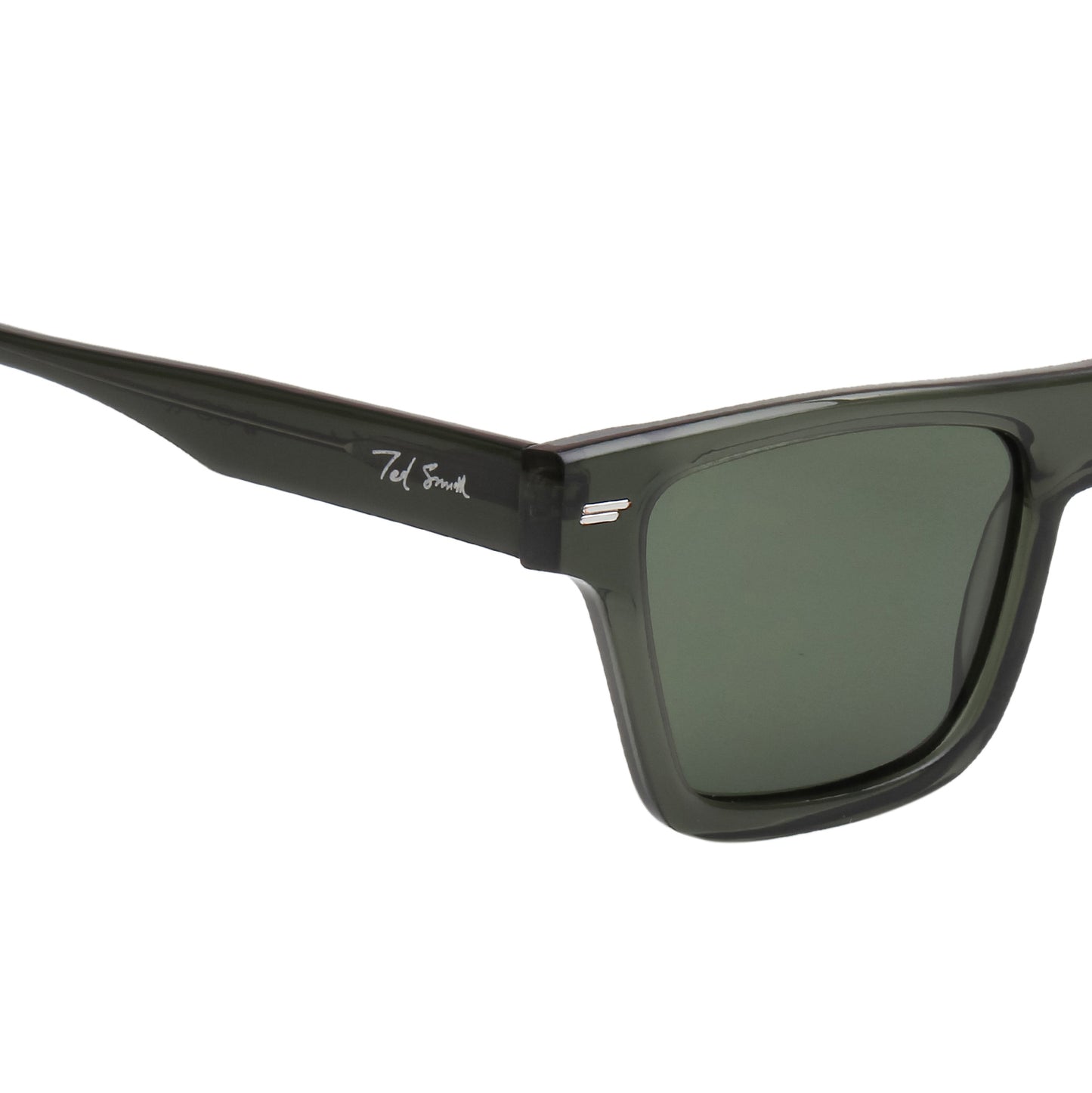 SUN-BOYD UNISEX SQUARE ACETATE SUNGLASSES WITH POLARIZED LENS BY TED SMITH (IN 6 COLORS)