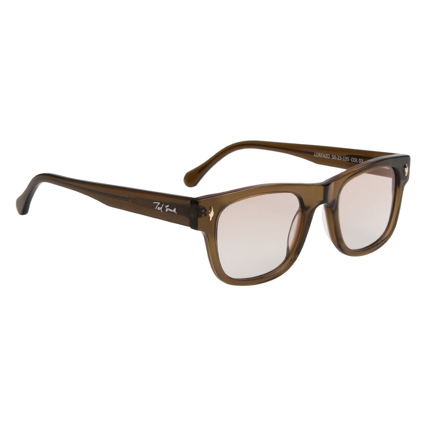 SUN-LORENZO UNISEX WAYFARER ACETATE SUNGLASSES WITH POLARIZED LENS BY TED SMITH (IN 4 COLORS)