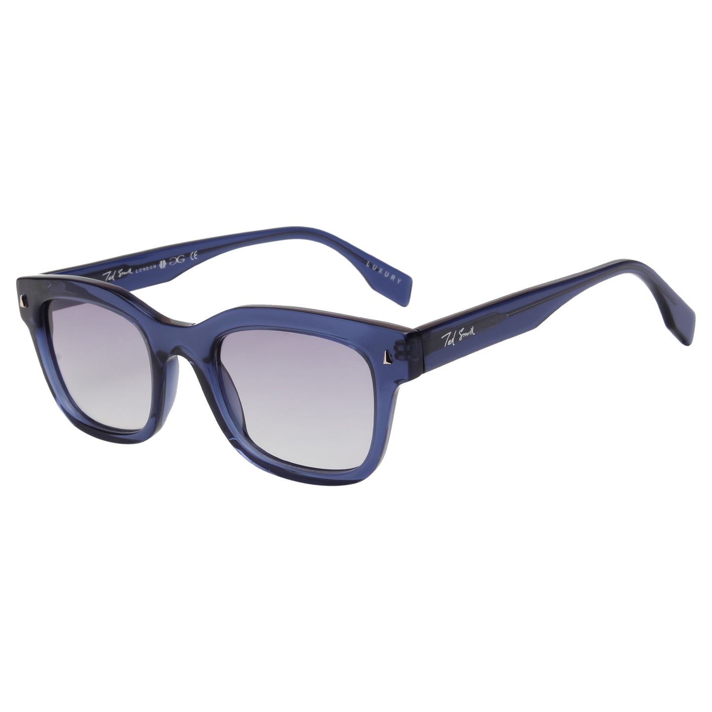 SUN-DAWSON UNISEX WAYFARER ACETATE SUNGLASSES WITH POLARIZED LENS BY TED SMITH (IN 3 COLORS)