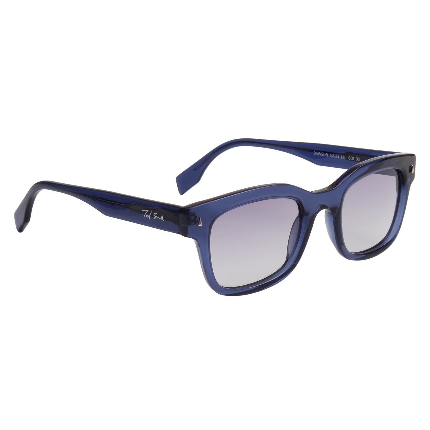 SUN-DAWSON UNISEX WAYFARER ACETATE SUNGLASSES WITH POLARIZED LENS BY TED SMITH (IN 3 COLORS)