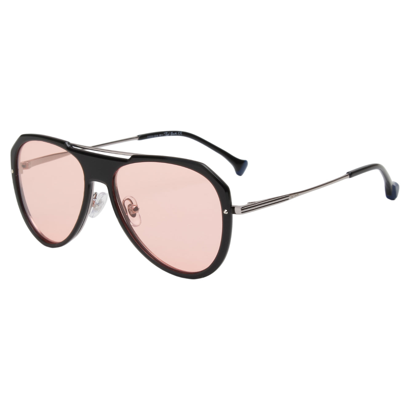 DITTA UNISEX AVIATOR METAL WITH TR90 SUNGLASSES WITH POLARIZED LENS BY TED SMITH (IN 8 COLORS)